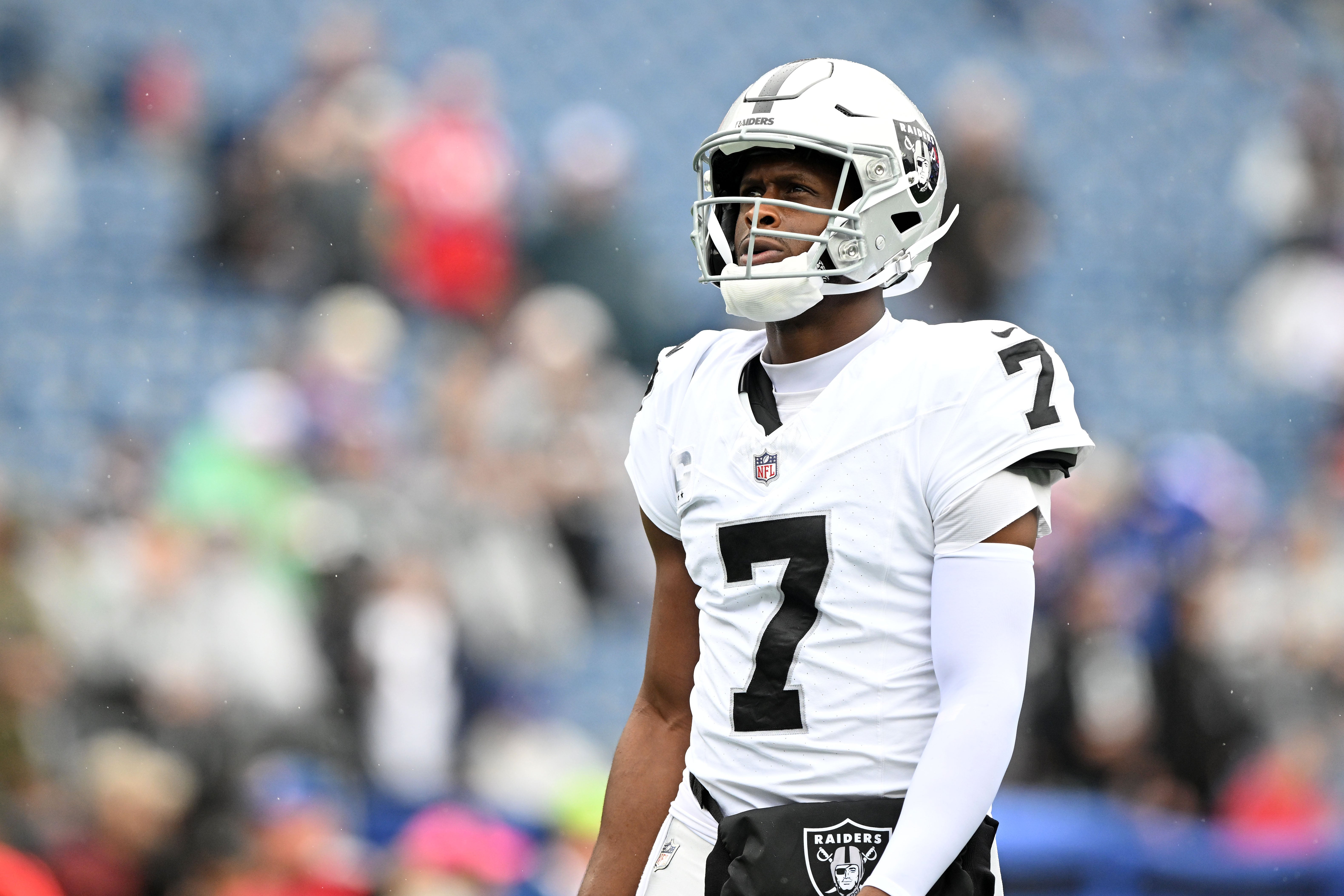 Las Vegas Raiders quarterback Geno Smith