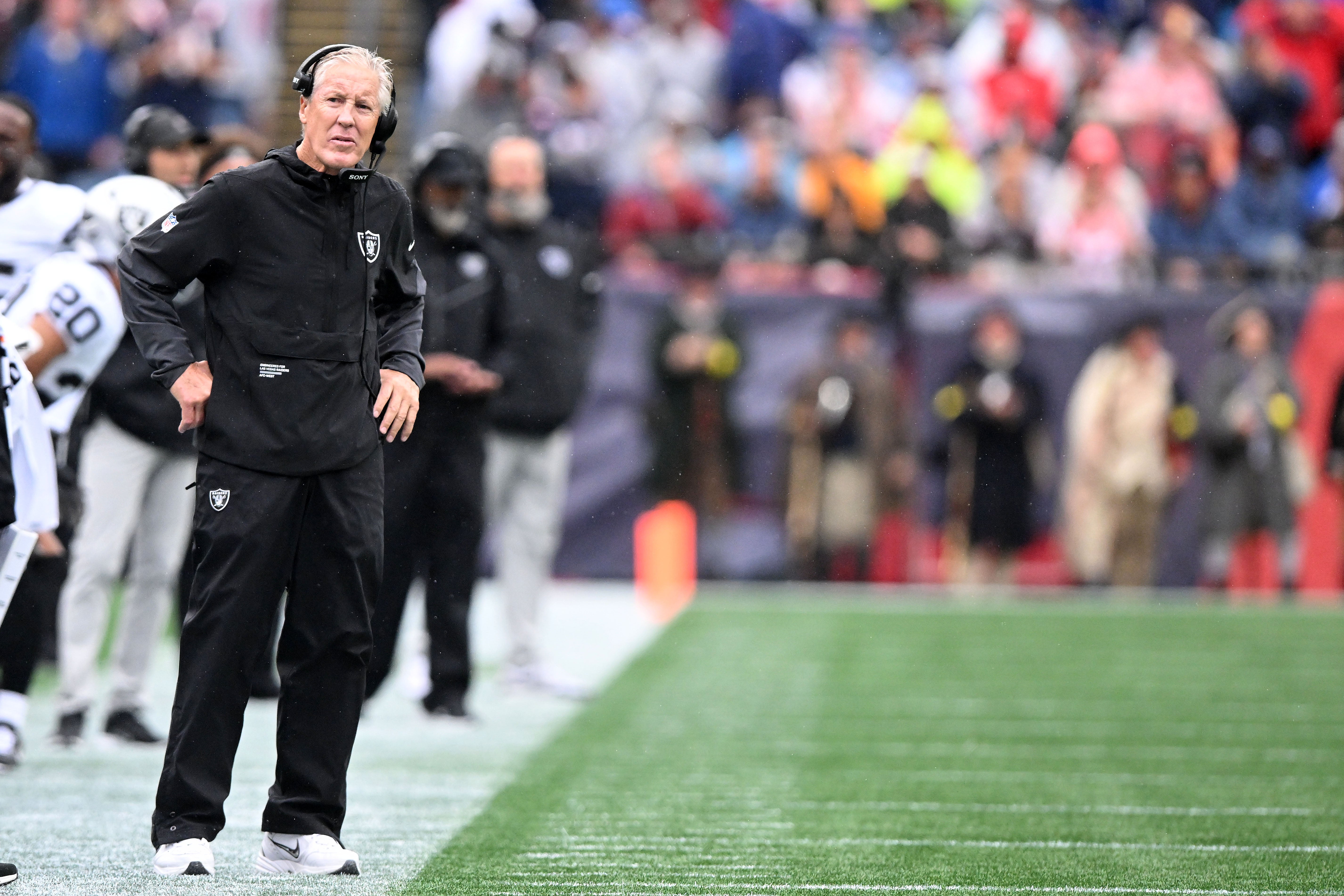 Las vegas Raiders head coach Pete Carroll