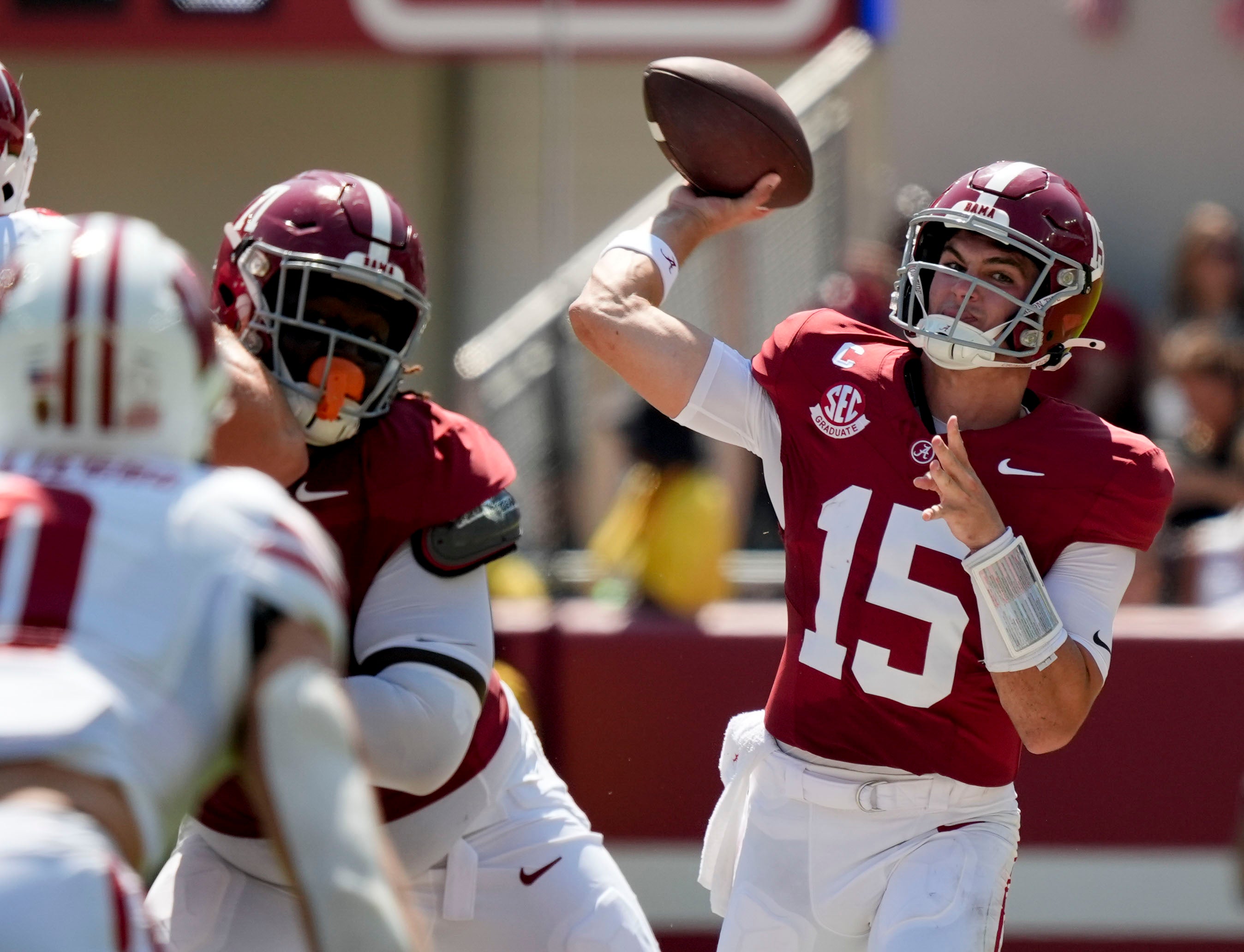 Alabama quarterback Ty Simpson