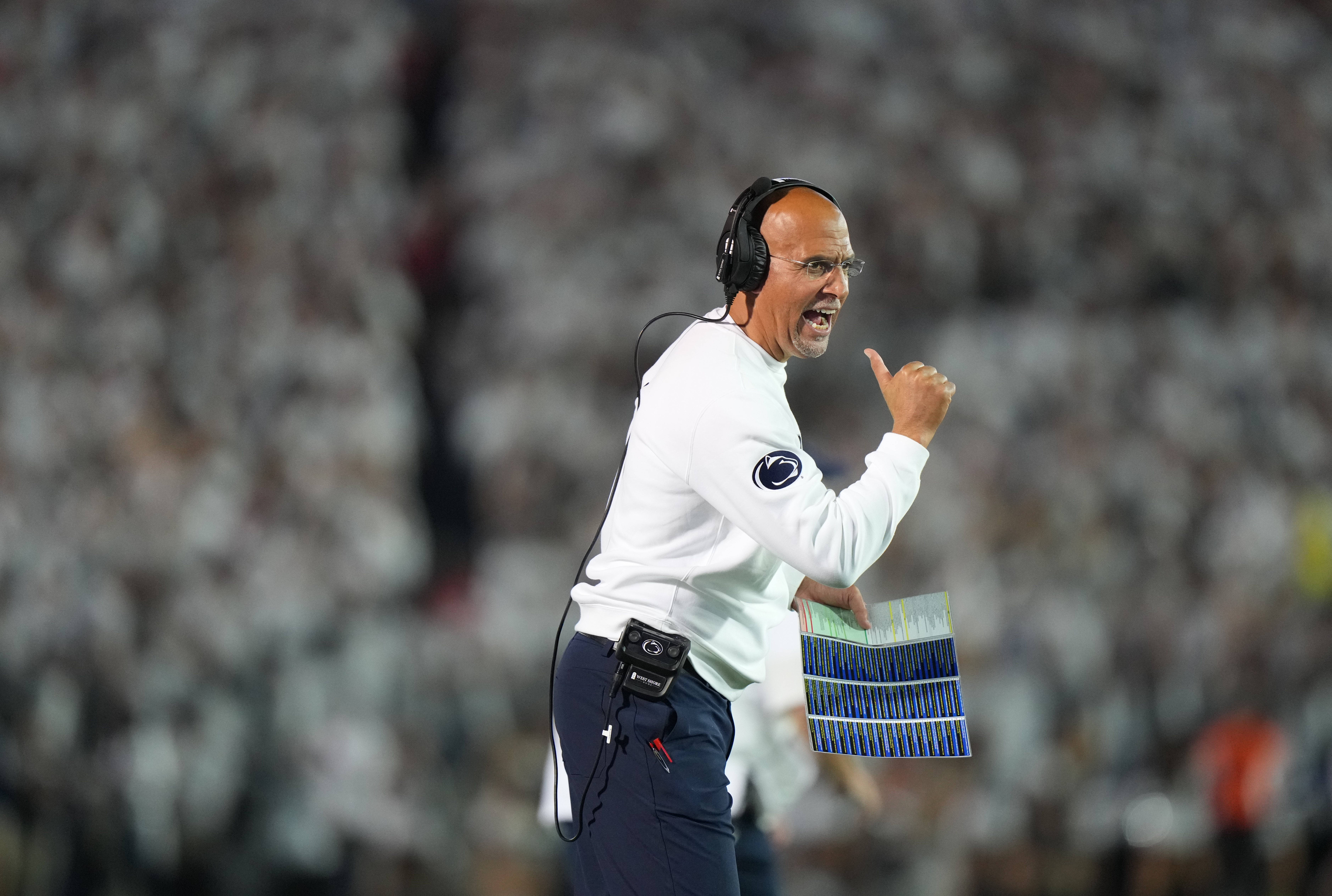 Penn State Nittany Lions head coach James Franklin