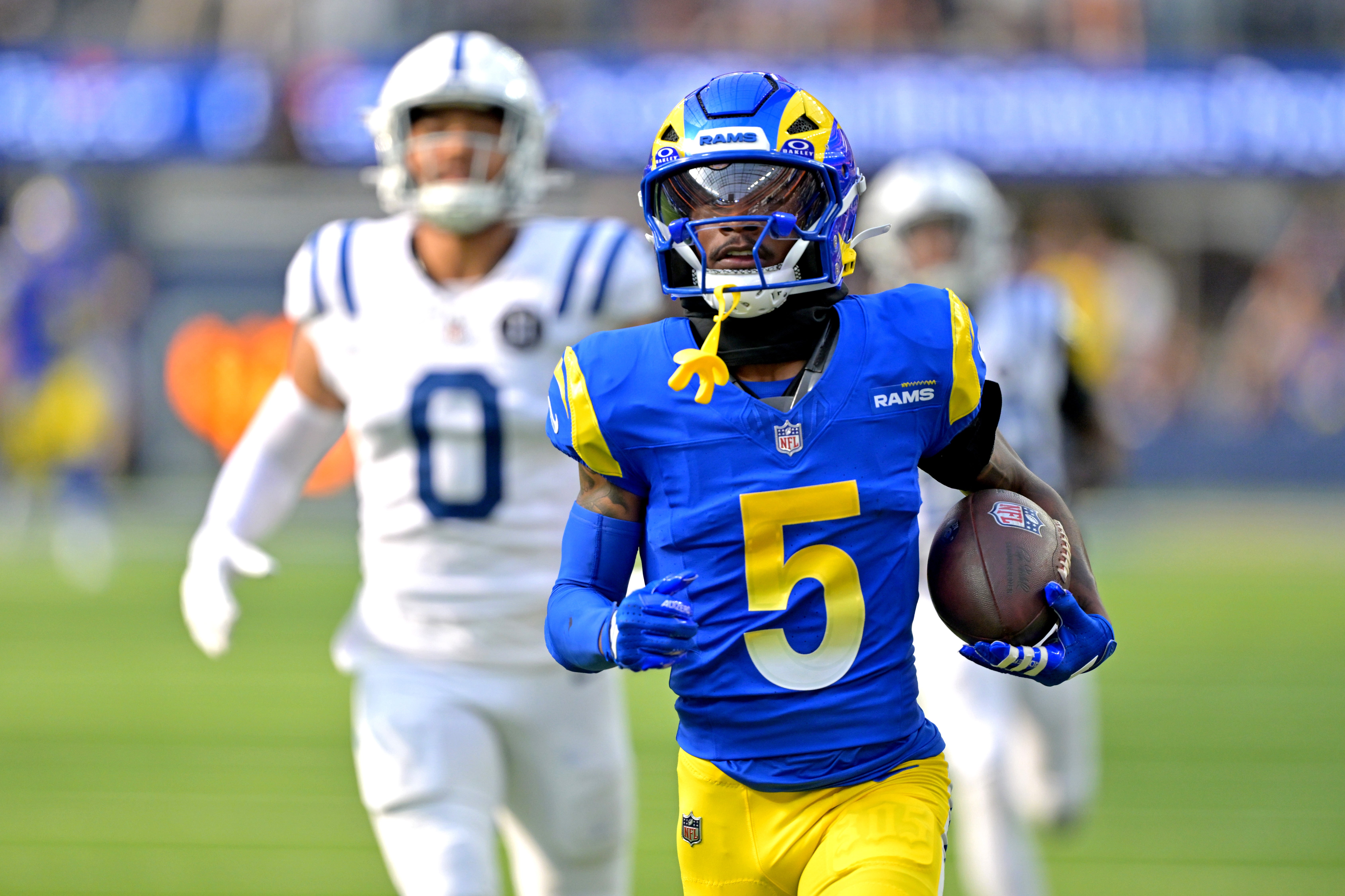 Rams WR Tutu Atwell scores touchdown vs. the Colts