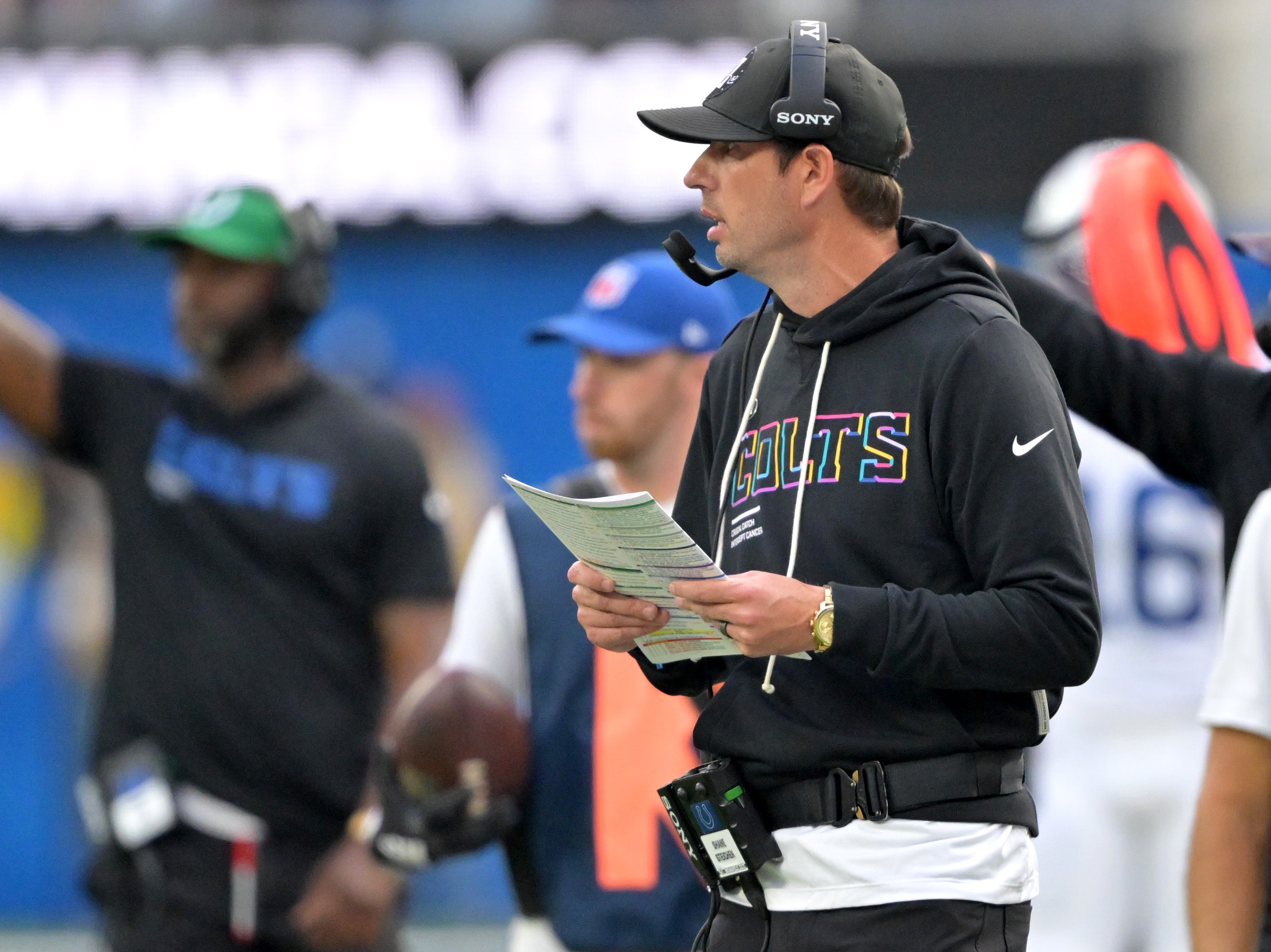 Colts head coach Shane Steichen