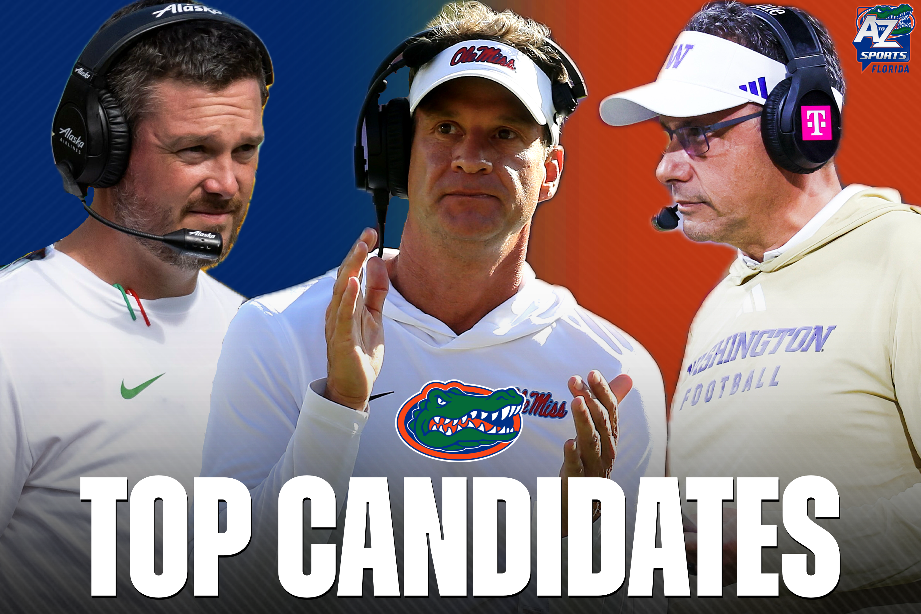Florida Gators coaching candidates after firing Billy Napier include Dan Lanning, Lane Kiffin, and Jedd Fisch.