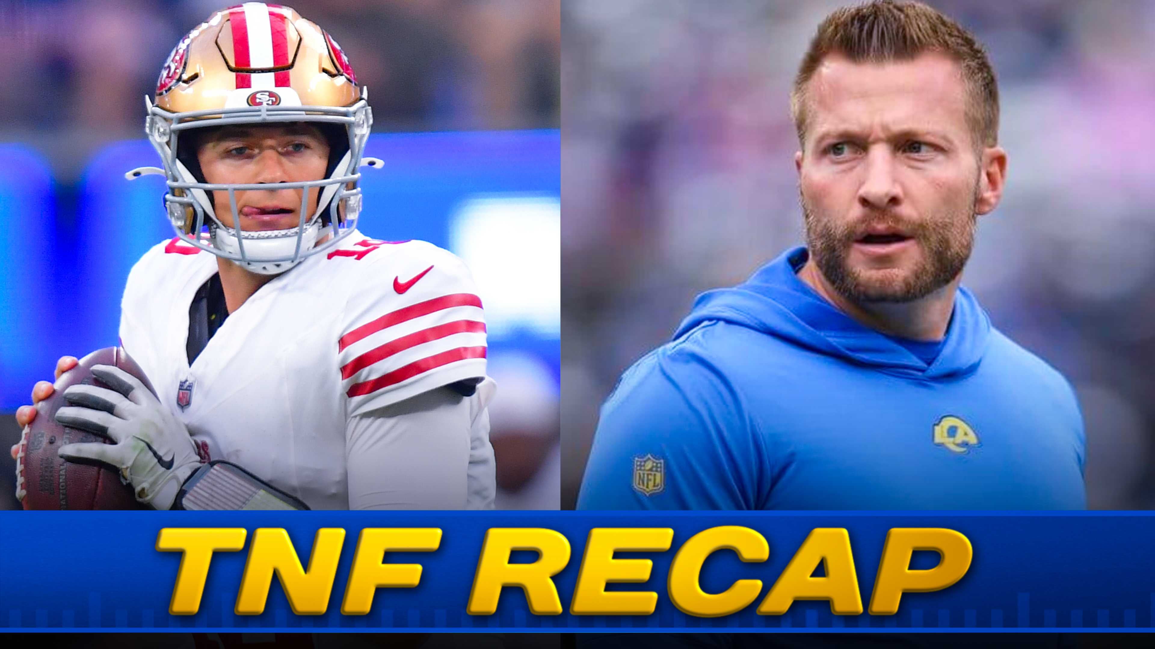 49ers quarterback Mac Jones Rams HC Sean McVay