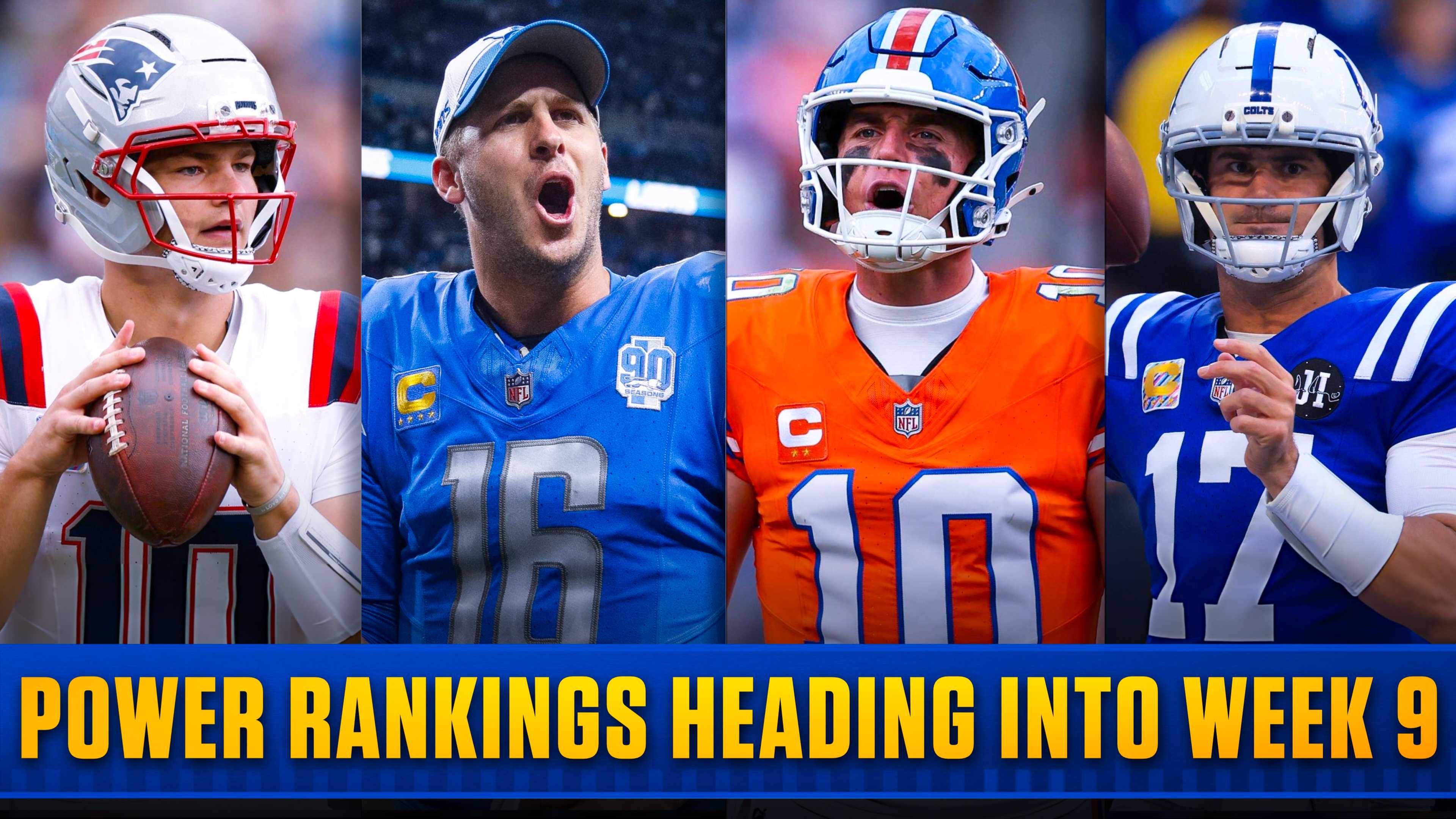 NFL power rankings heading into Week 9 of the NFL season