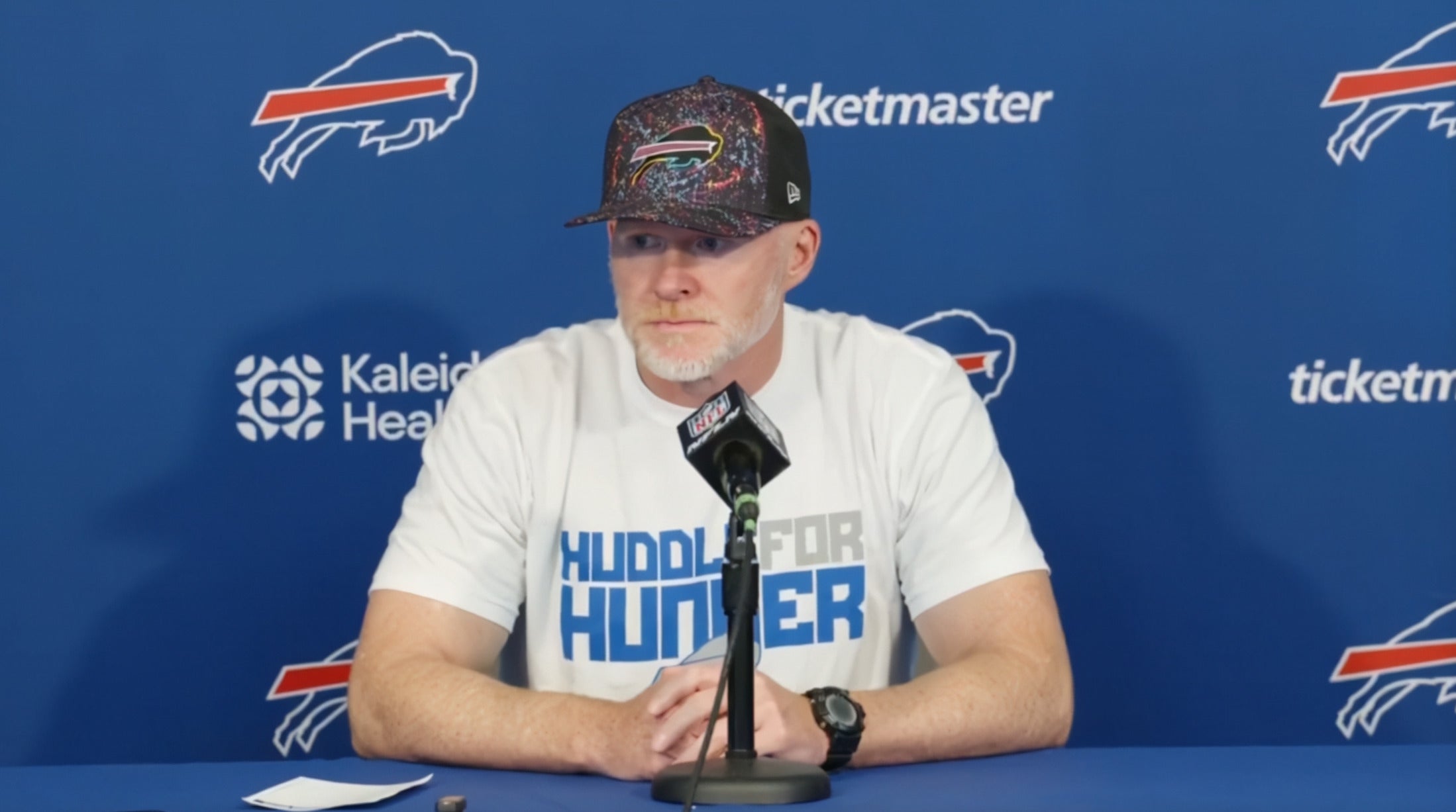 Buffalo Bills head coach Sean McDermott opens up about Stefon Diggs' return to Buffalo and what type of player the veteran receiver is.