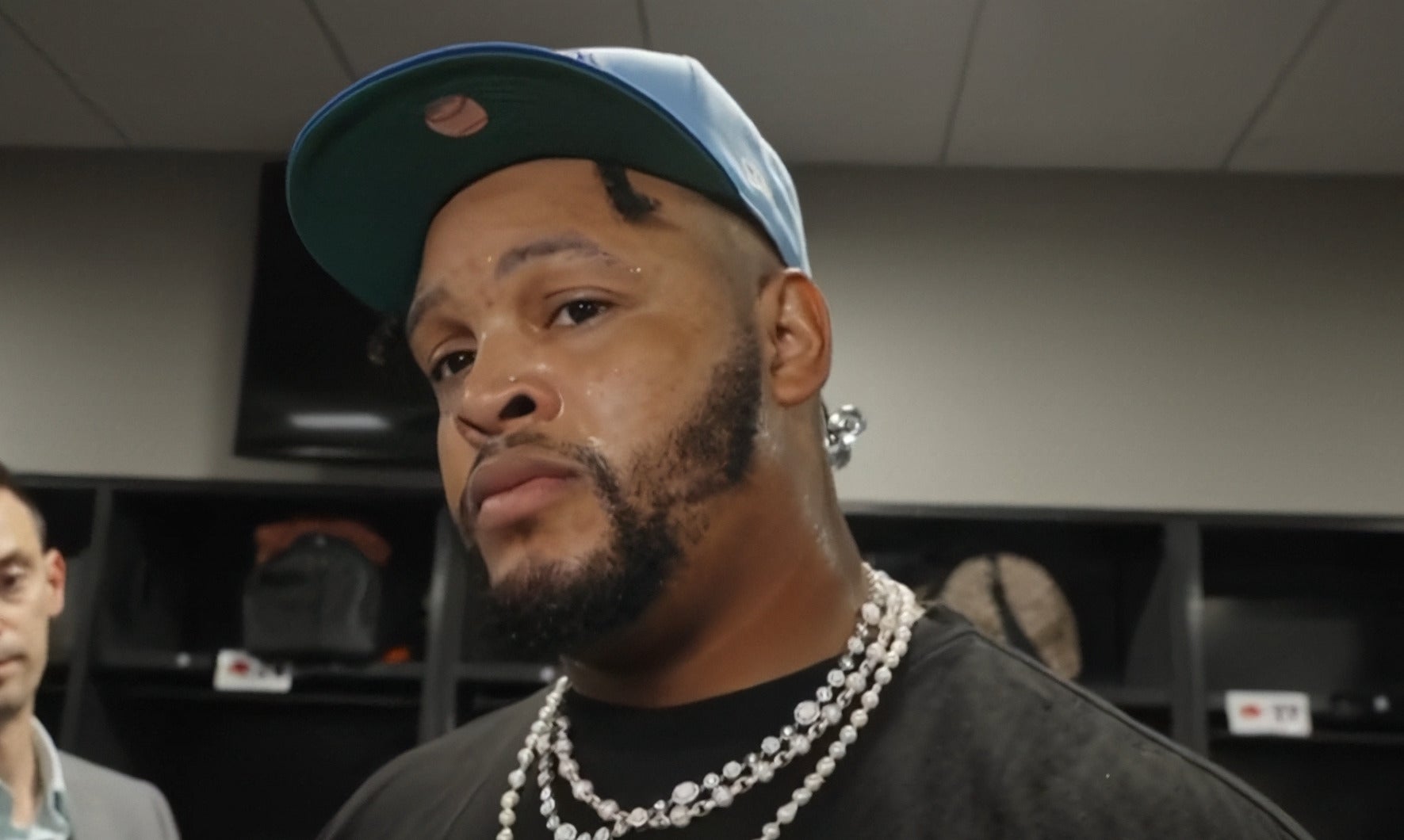 Buffalo Bills offensive lineman Dion Dawkins doesn't pull any punches with viral postgame comments after loss to the Atlanta Falcons