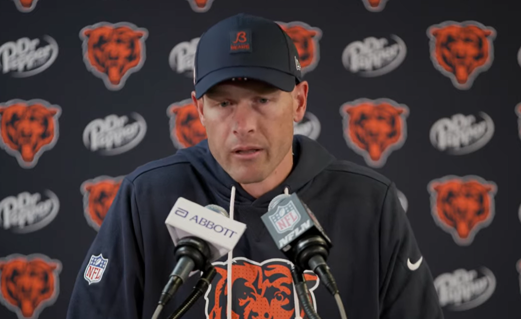 Ben Johnson speaks with reporters after Week 7 win.