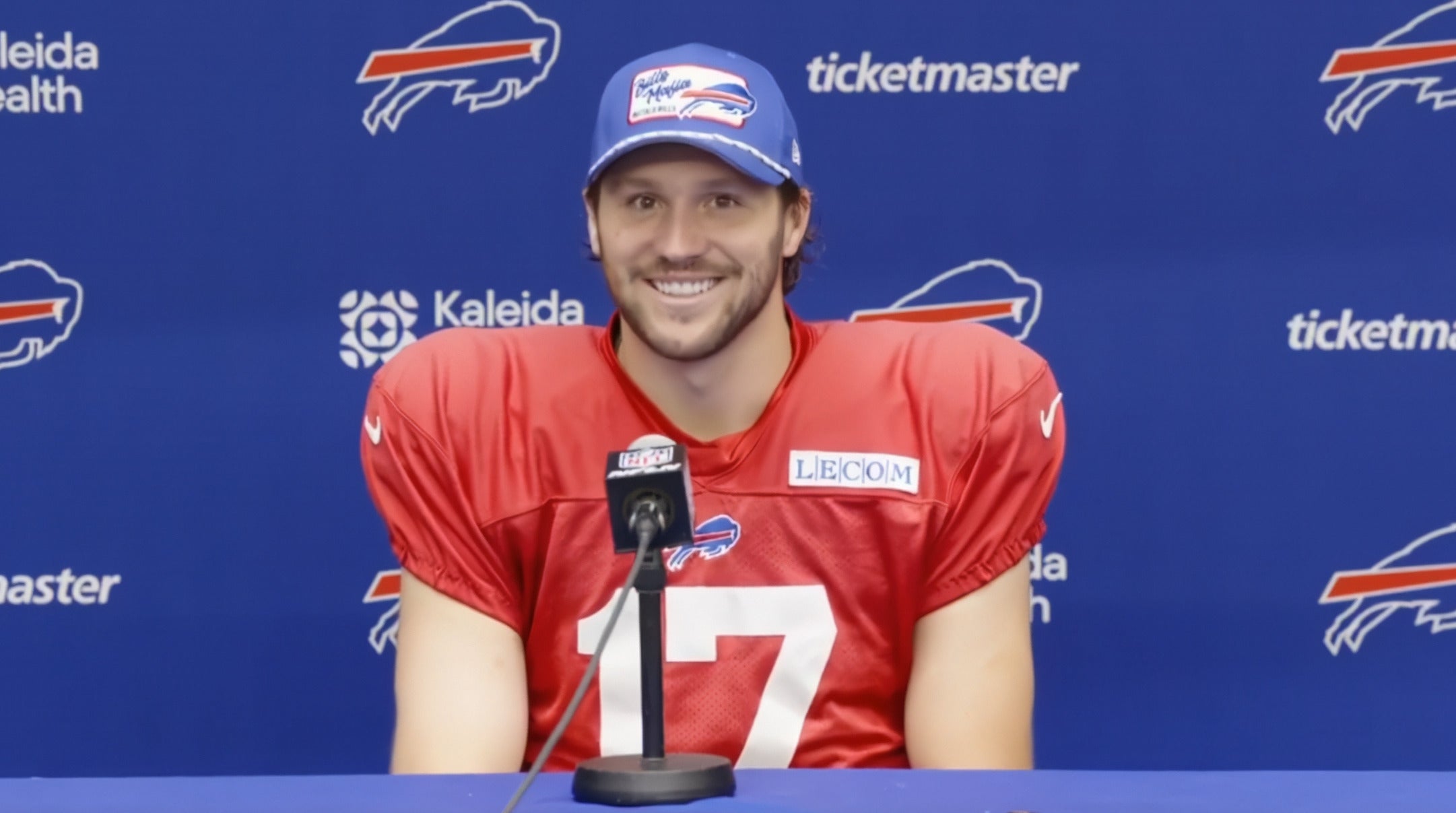 Buffalo Bills QB josh Allen opens up about a special message he got from his grandmother after the loss to the Atlanta Falcons
