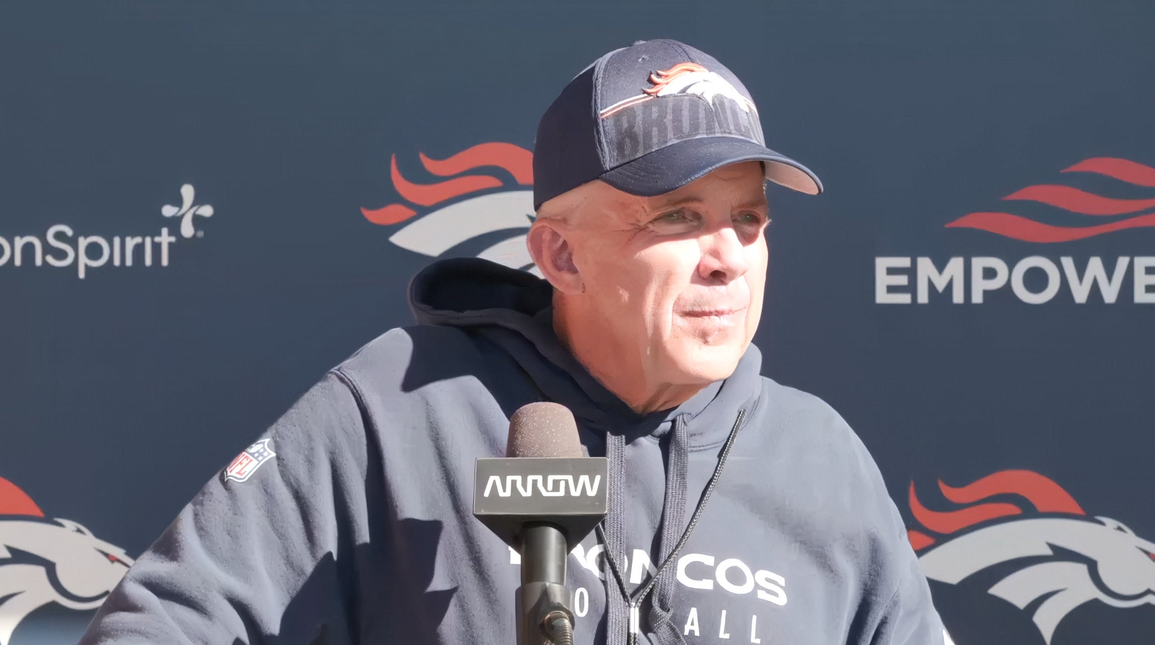 Denver Broncos head coach Sean Payton responds to Russell Wilson's 'classless' attack after the team's win over the New York Giants