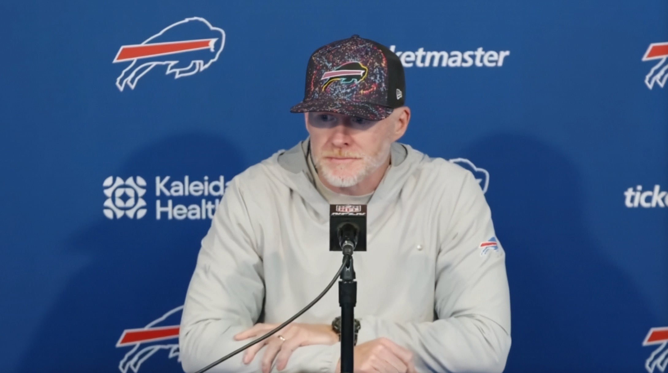 Buffalo Bills head coach Sean McDermott provides an exciting team update ahead of Week 9 matchup against the Kansas City Chiefs