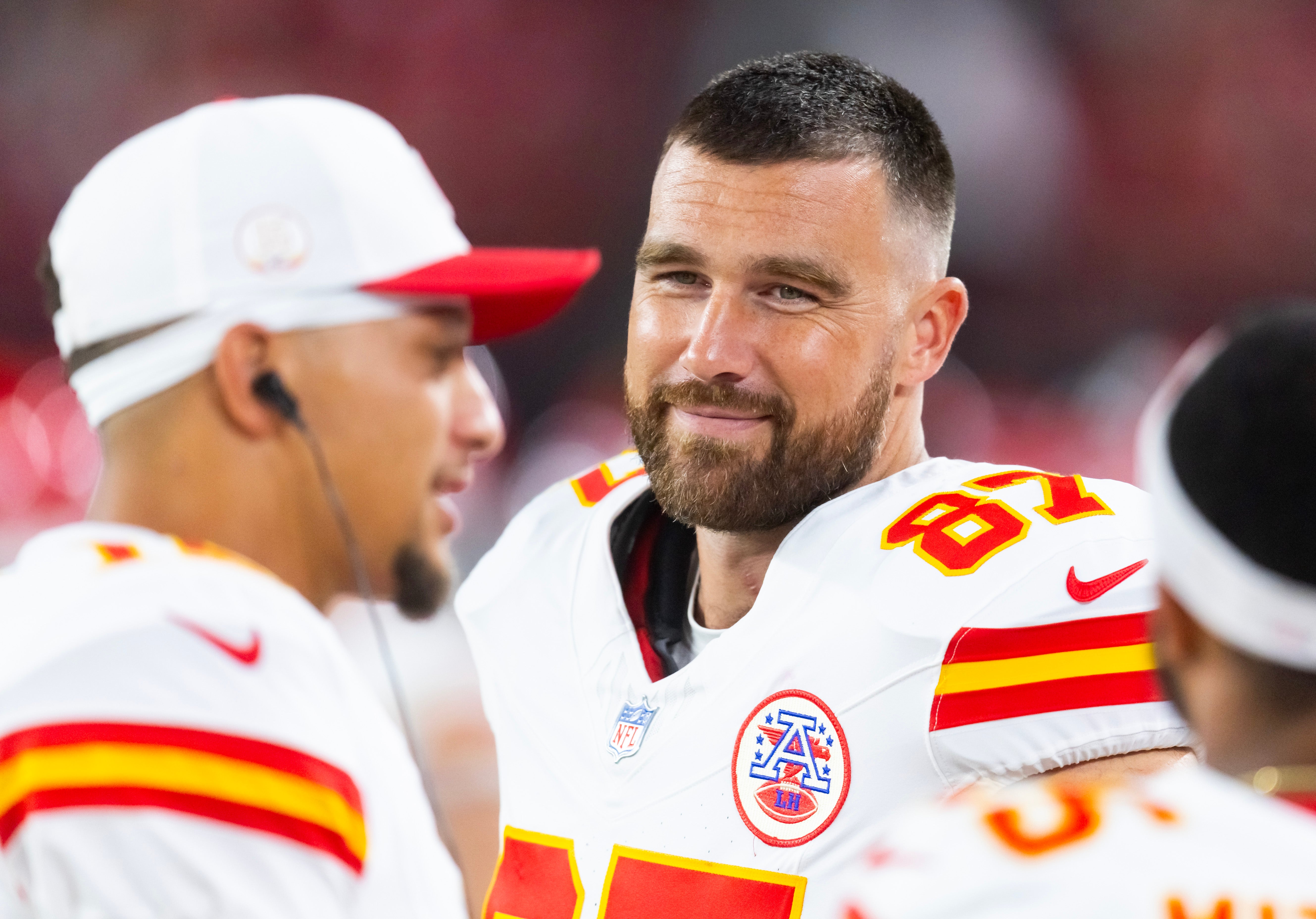 Travis Kelce and Patrick Mahomes