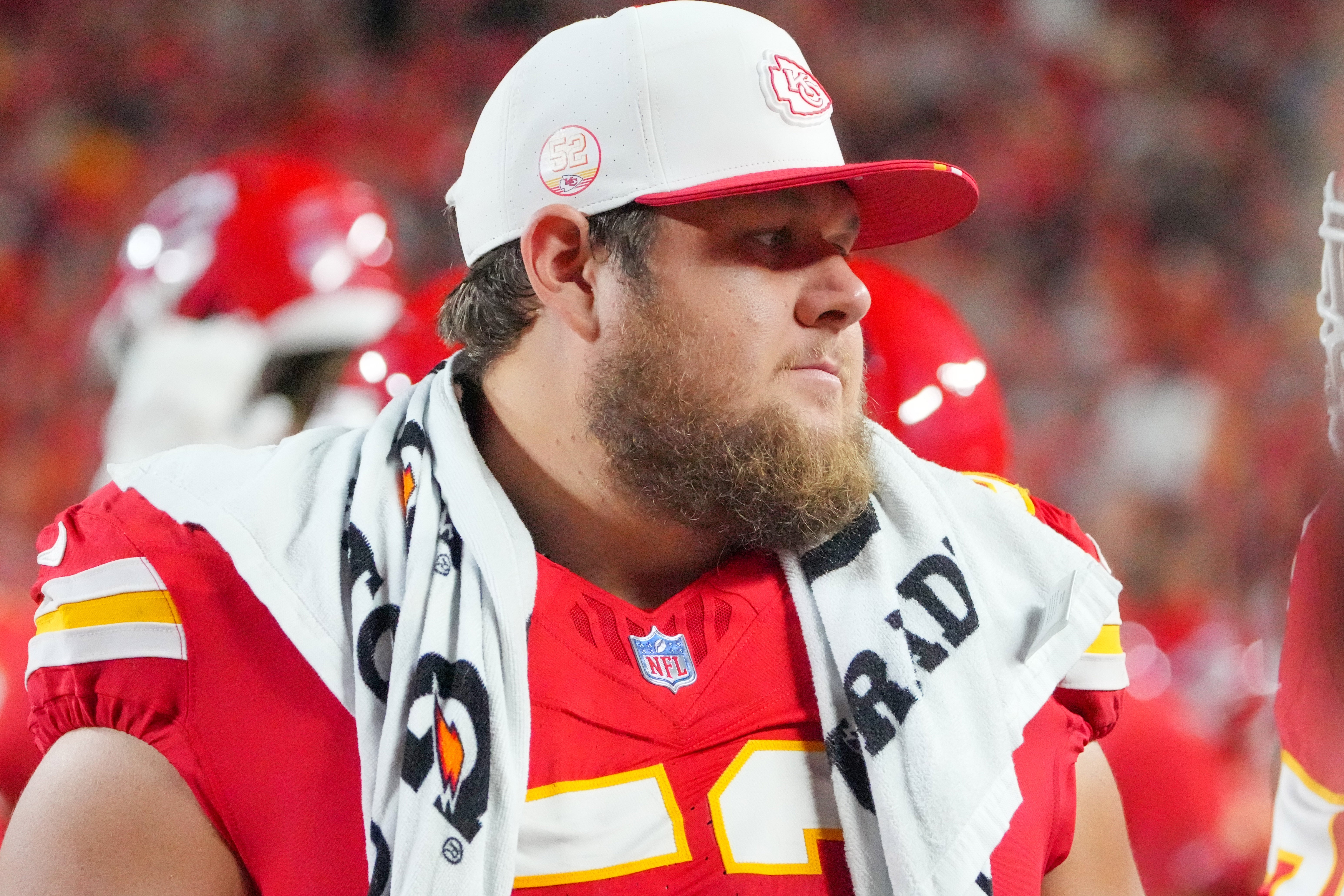 Kansas City Chiefs center Creed Humphrey (52)