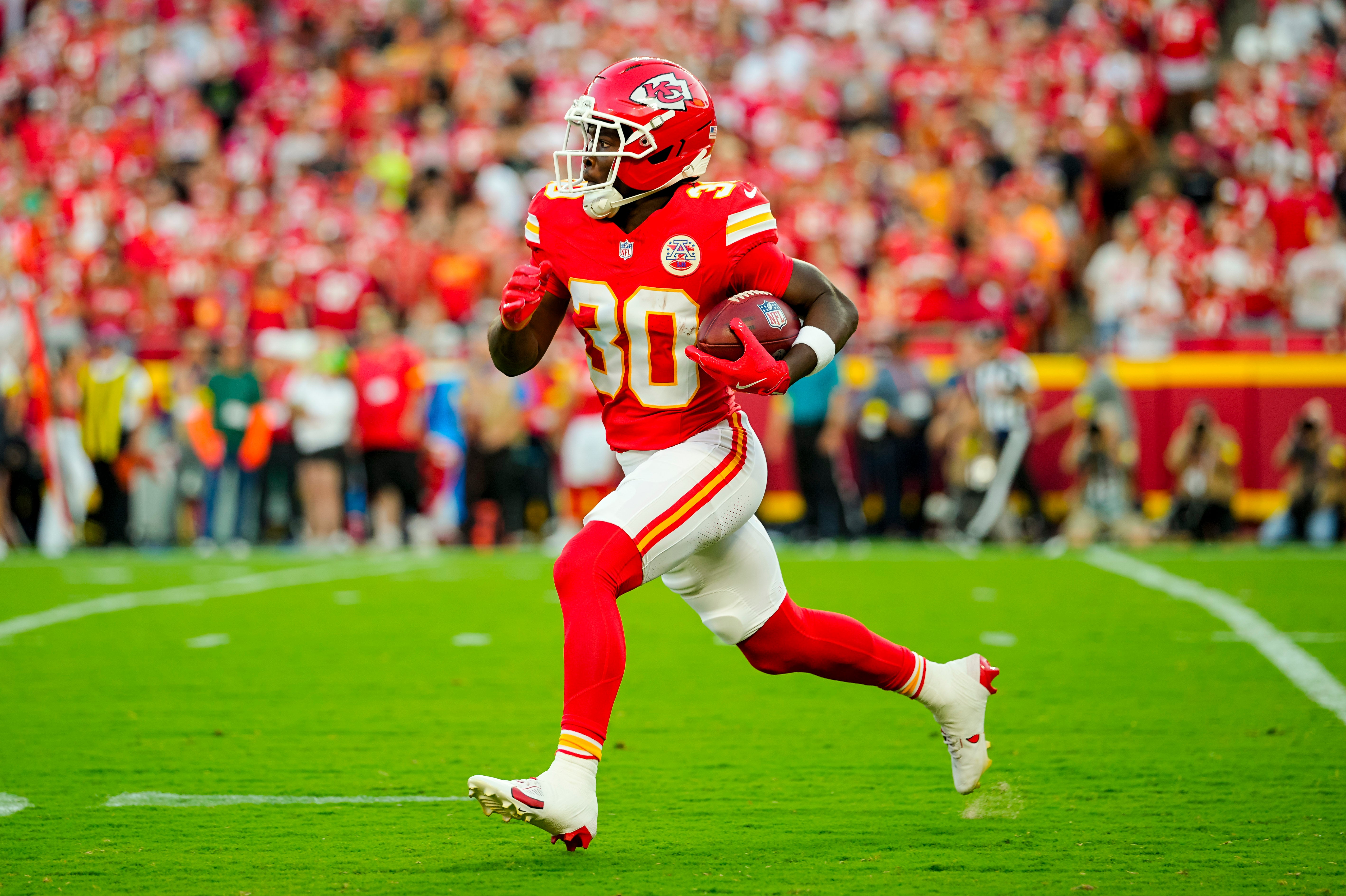 Kansas City Chiefs running back Brashard Smith