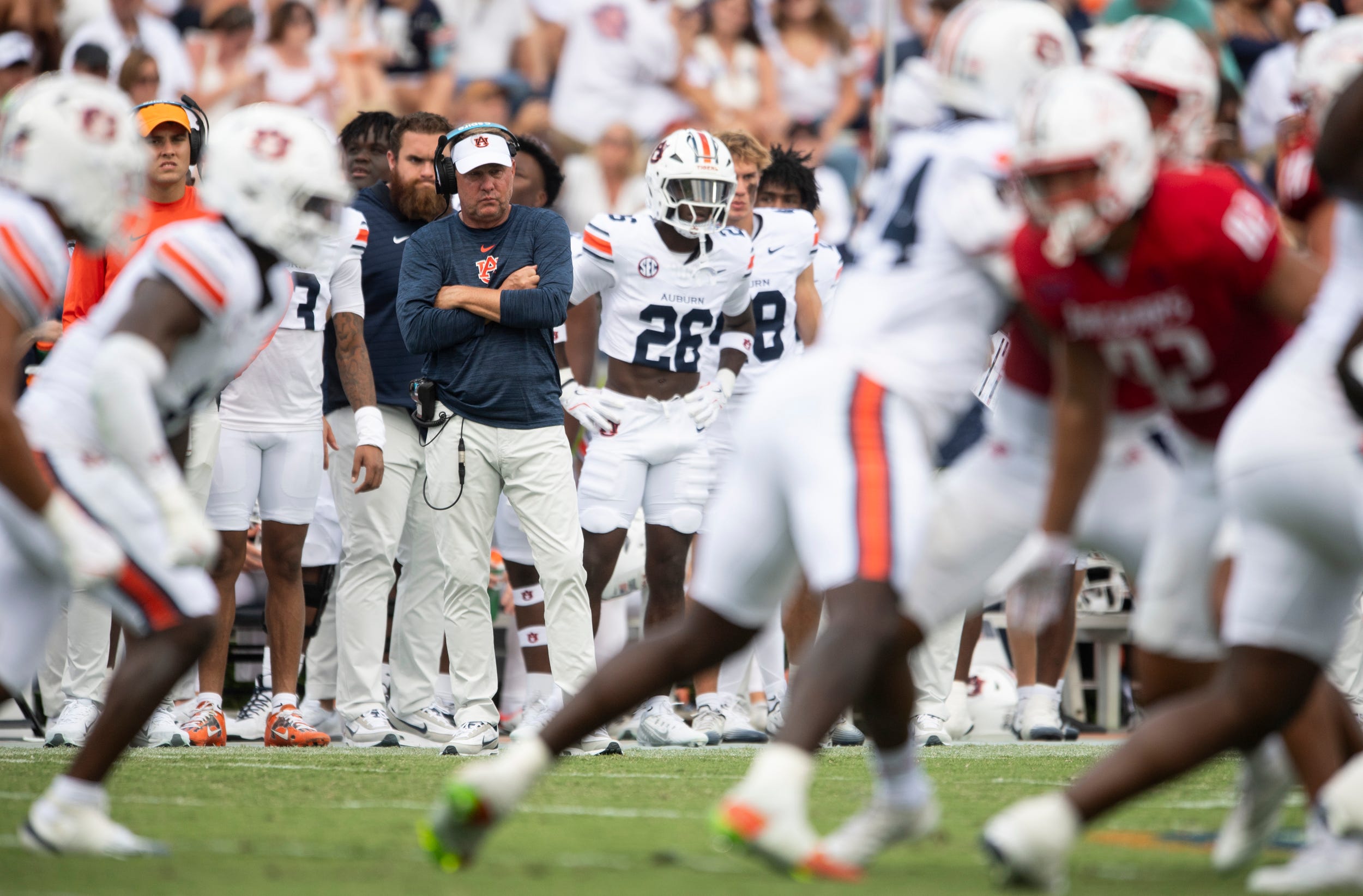 Auburn Tigers head coach Hugh Freeze