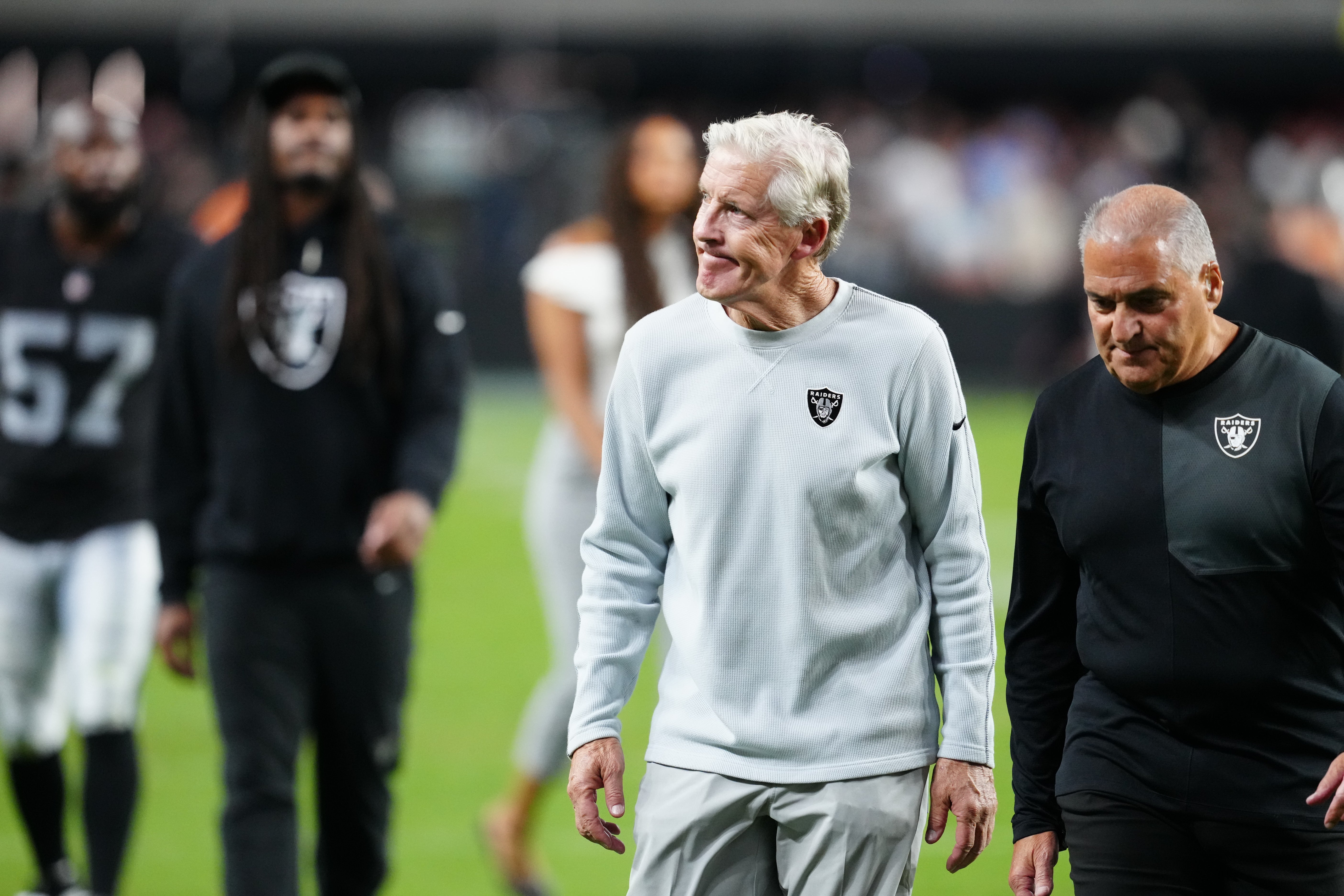 Las Vegas Raiders head coach Pete Carroll