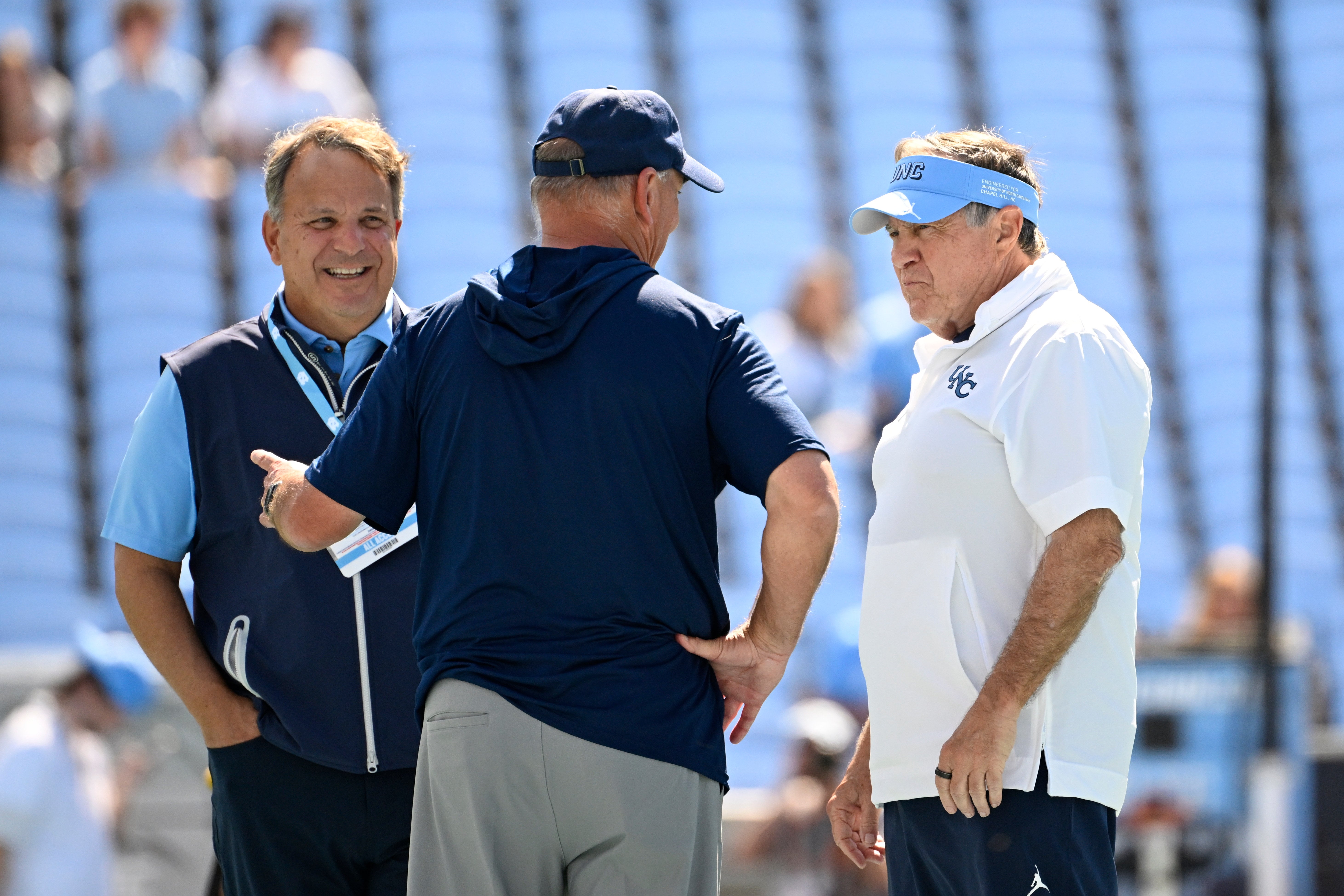 Michael Lombardi and Bill Belichick