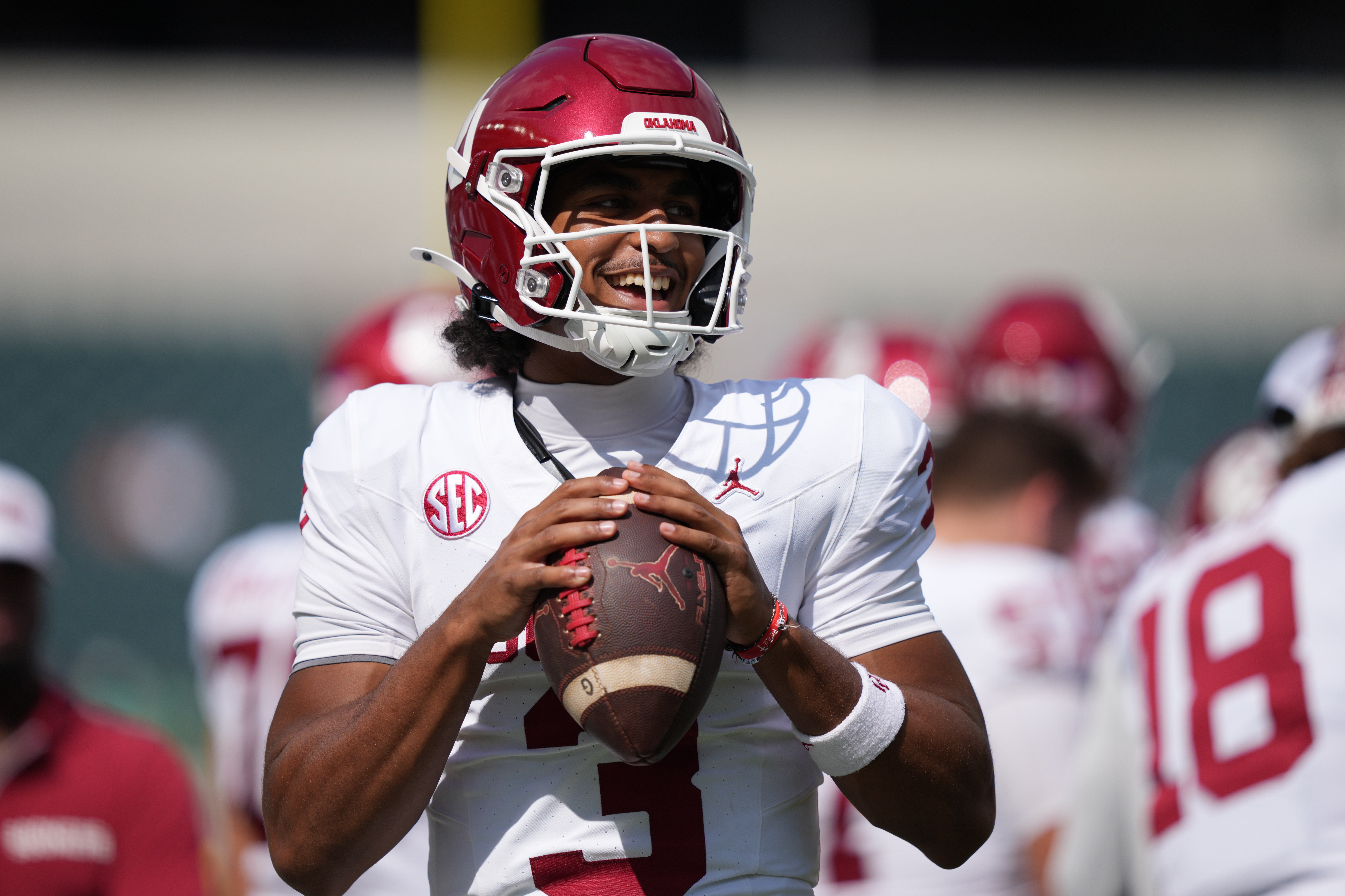 Oklahoma Sooners backup QB Michael Hawkins