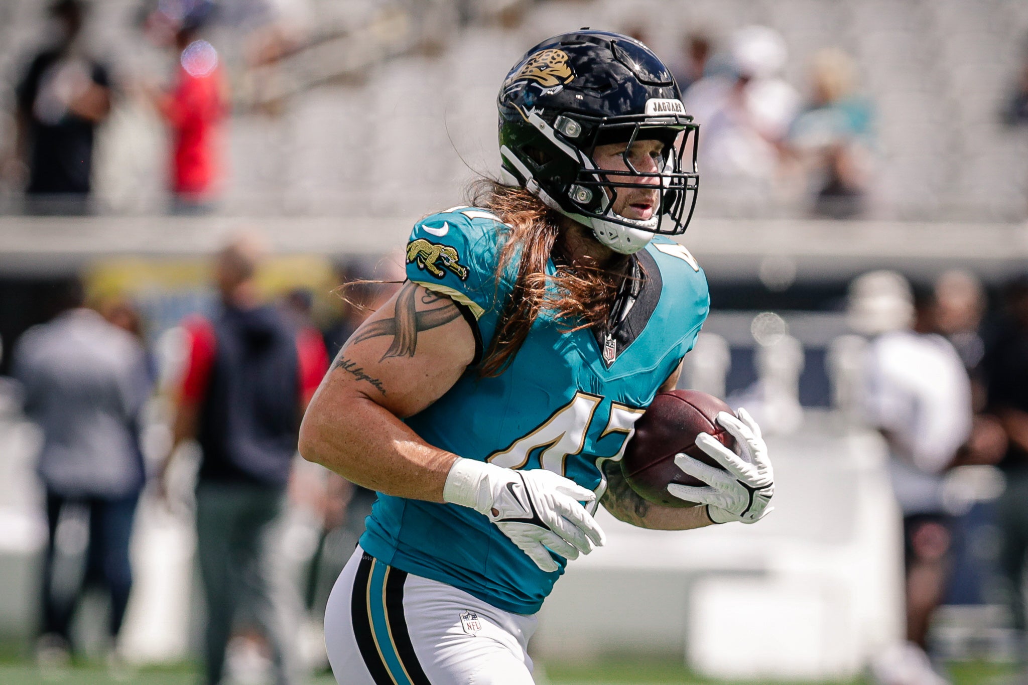 Jacksonville Jaguars linebacker Dennis Gardeck (47)