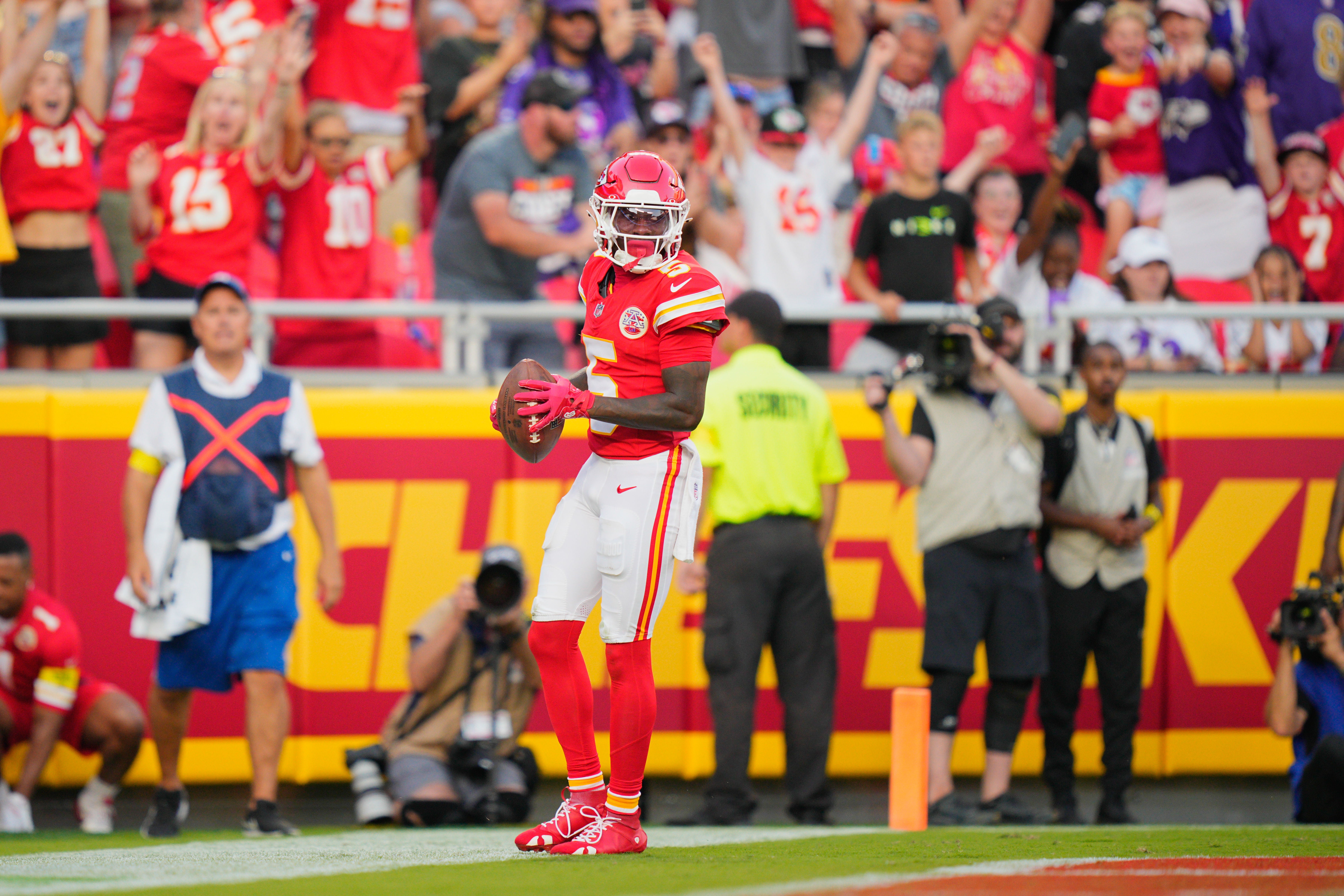 Kansas City Chiefs wide receiver Hollywood Brown (5)