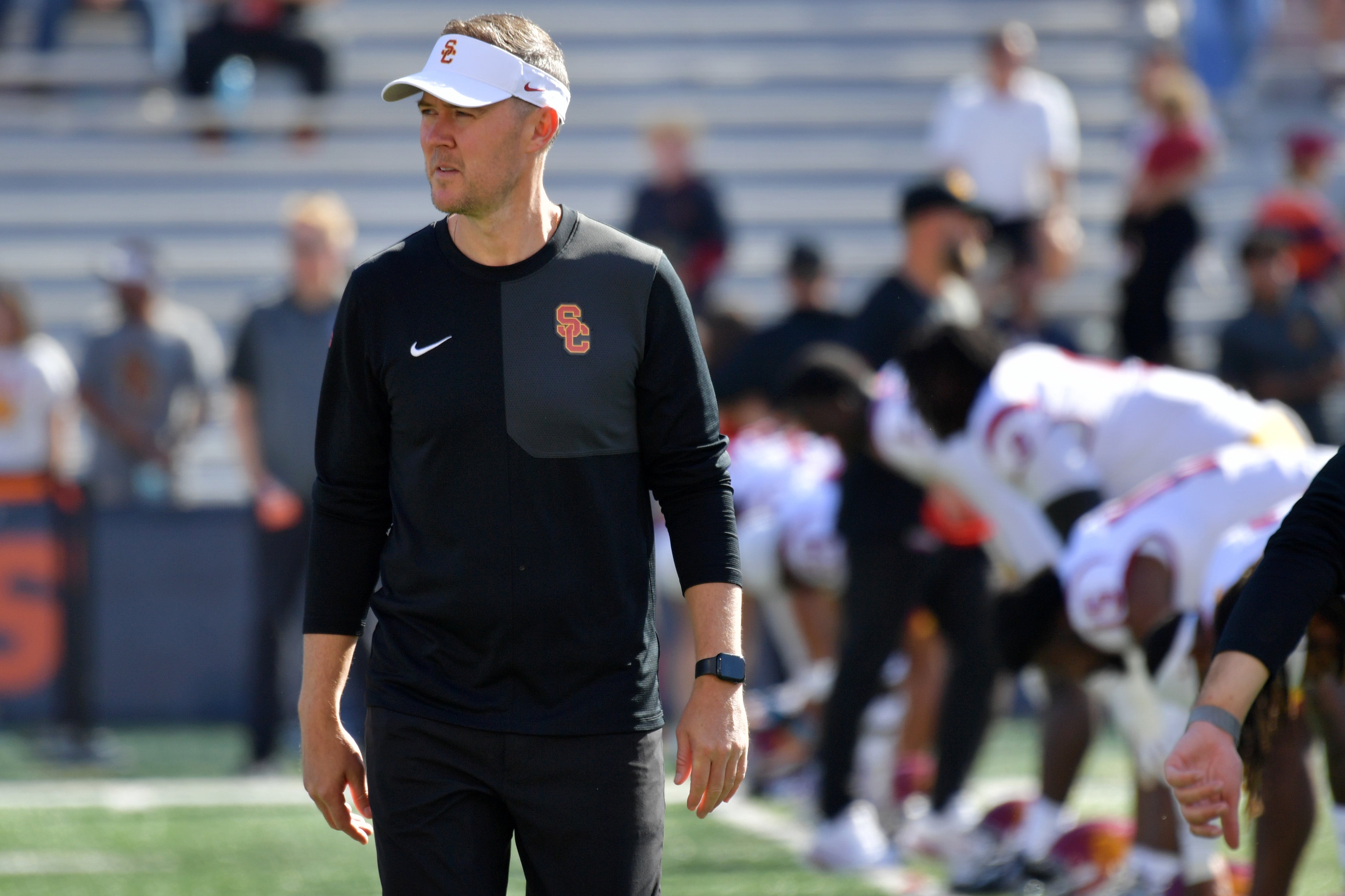 USC Trojans head coach Lincoln Riley