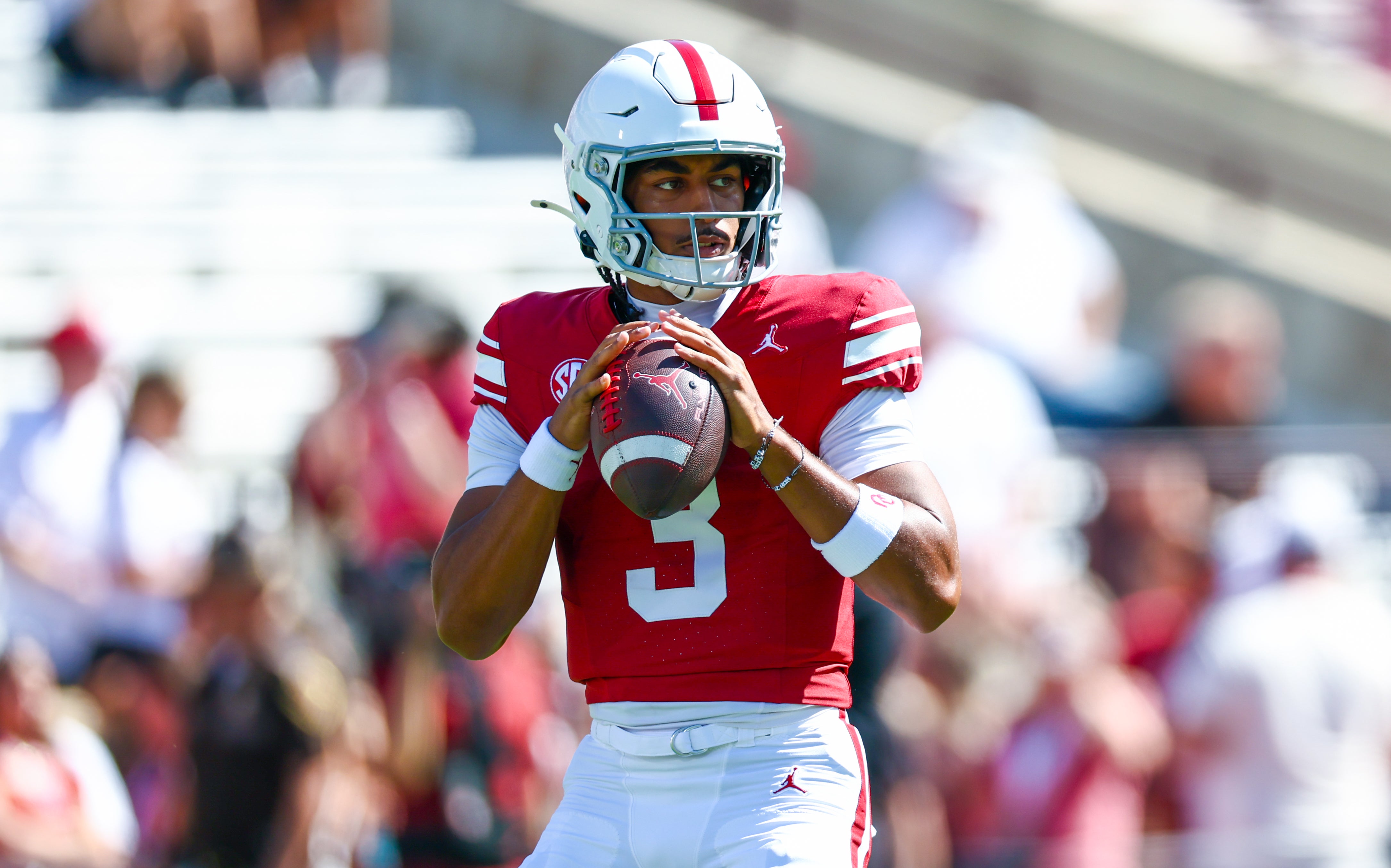 Oklahoma Sooners quarterback Michael Hawkins Jr.