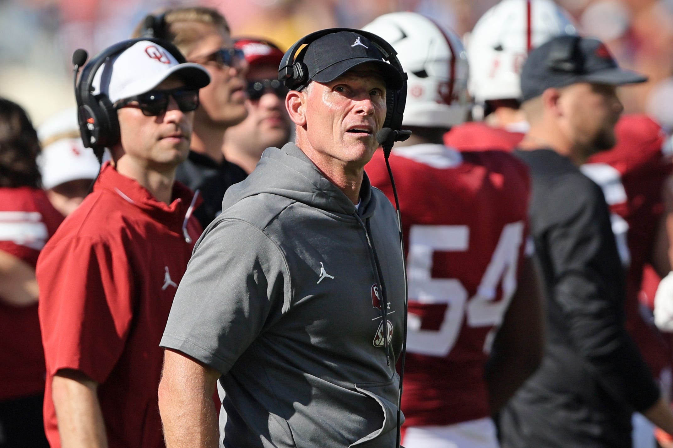 Oklahoma Sooners head coach Brent venables