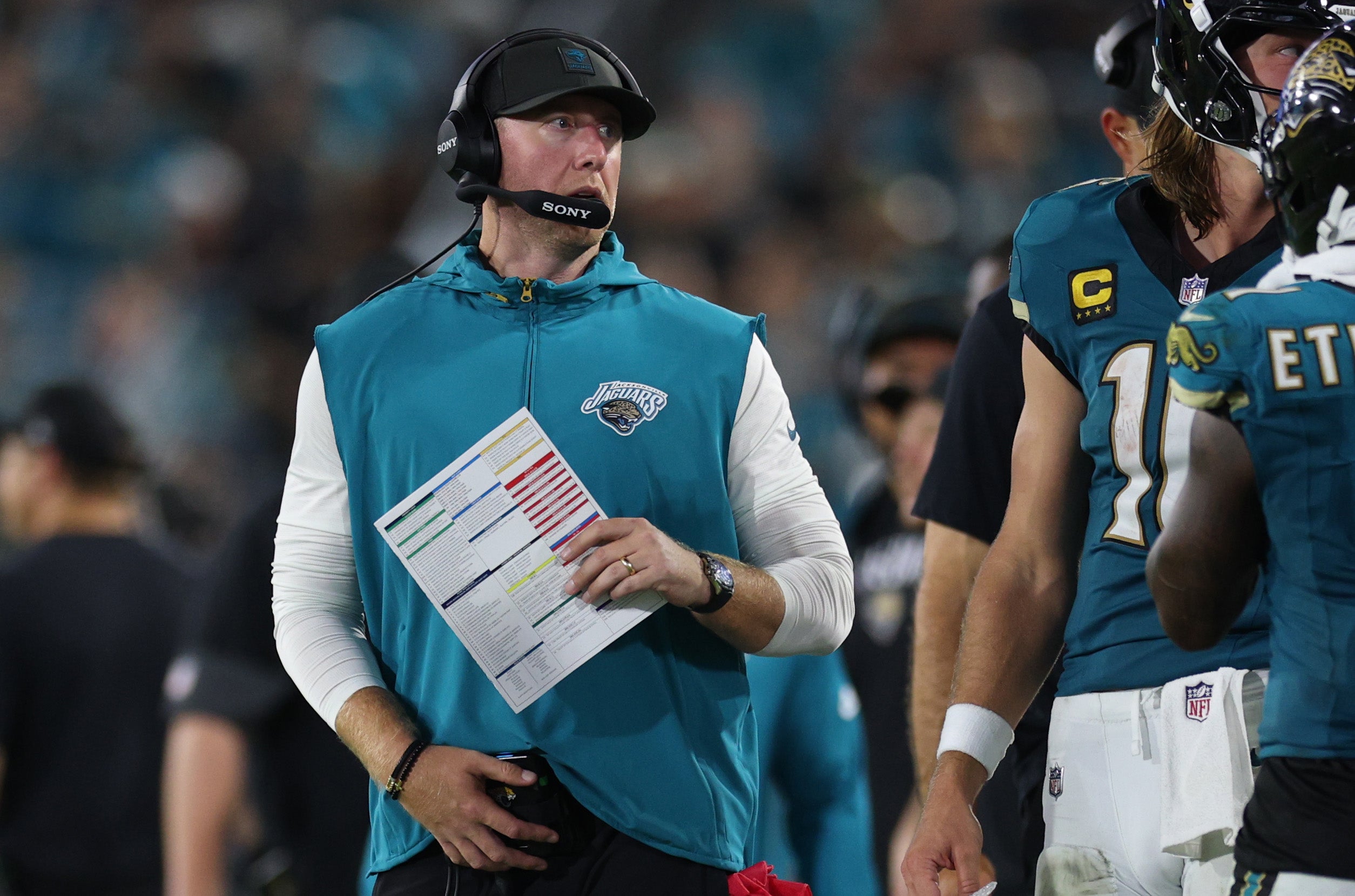 Jacksonville Jaguars head coach Liam Coen