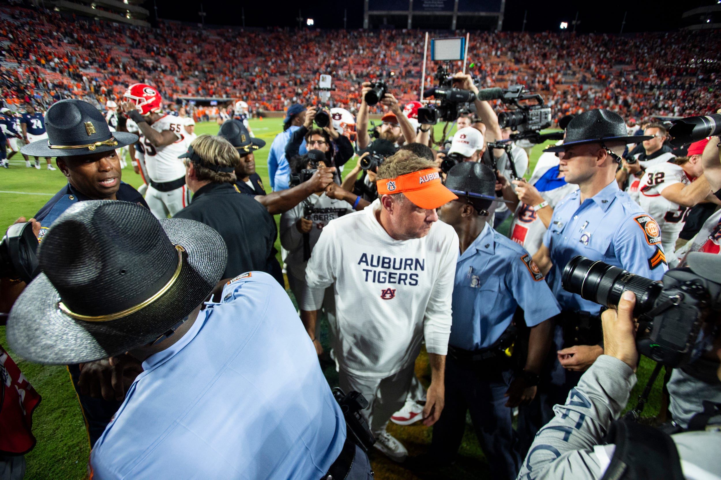 Auburn Tigers head coach Hugh Freeze