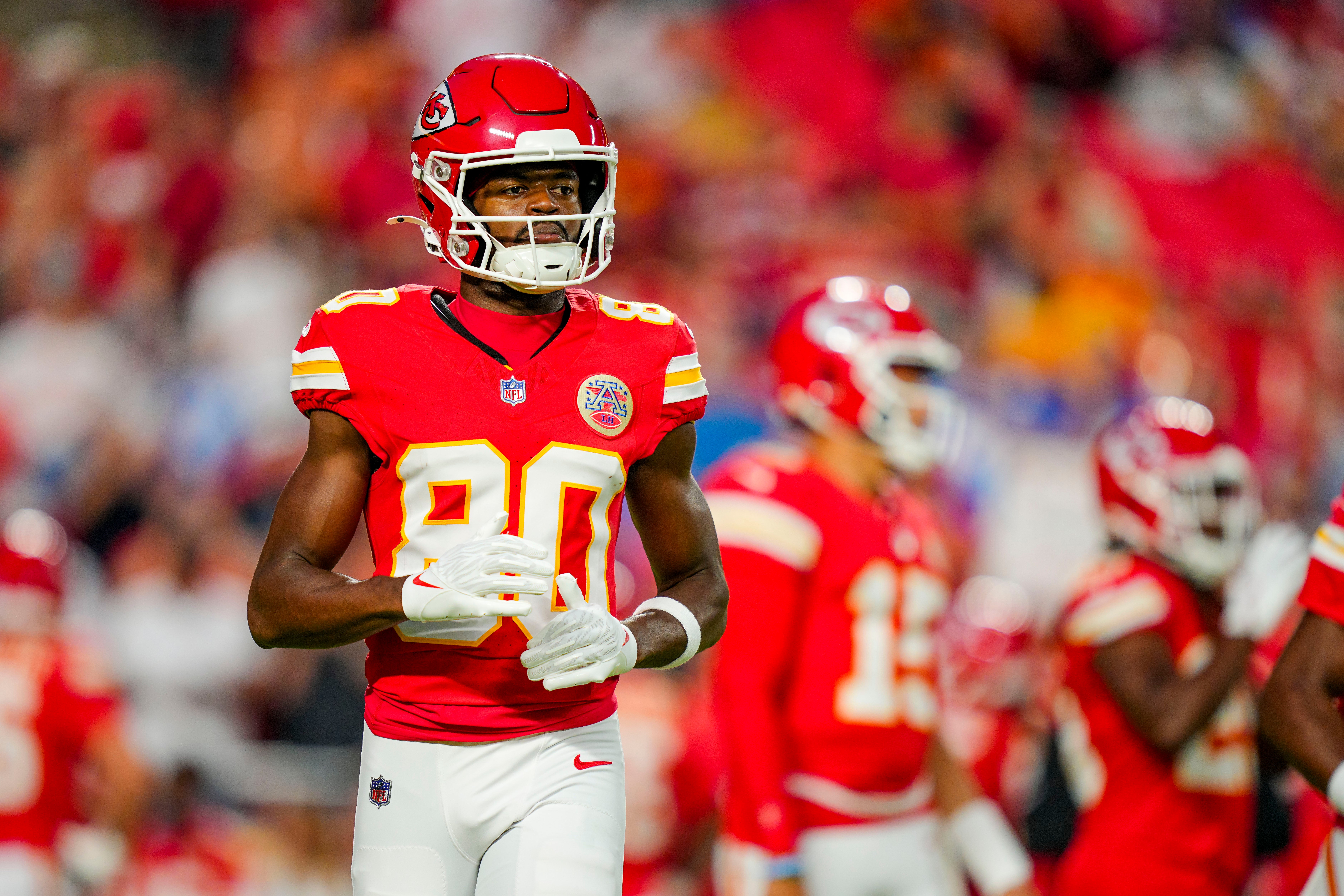 Kansas City Chiefs wide receiver Tyquan Thornton (80)