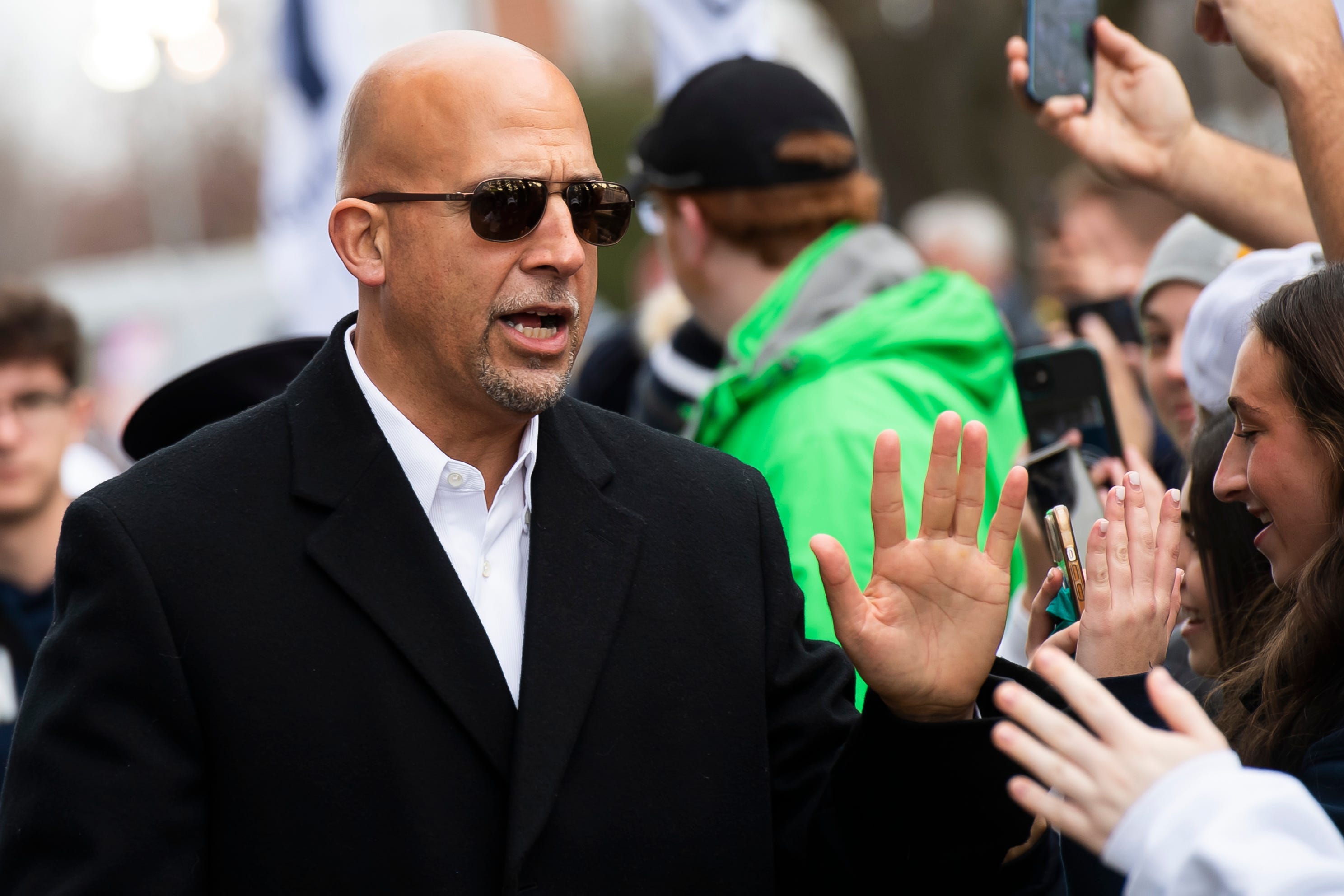 Penn State head football coach James Franklin
