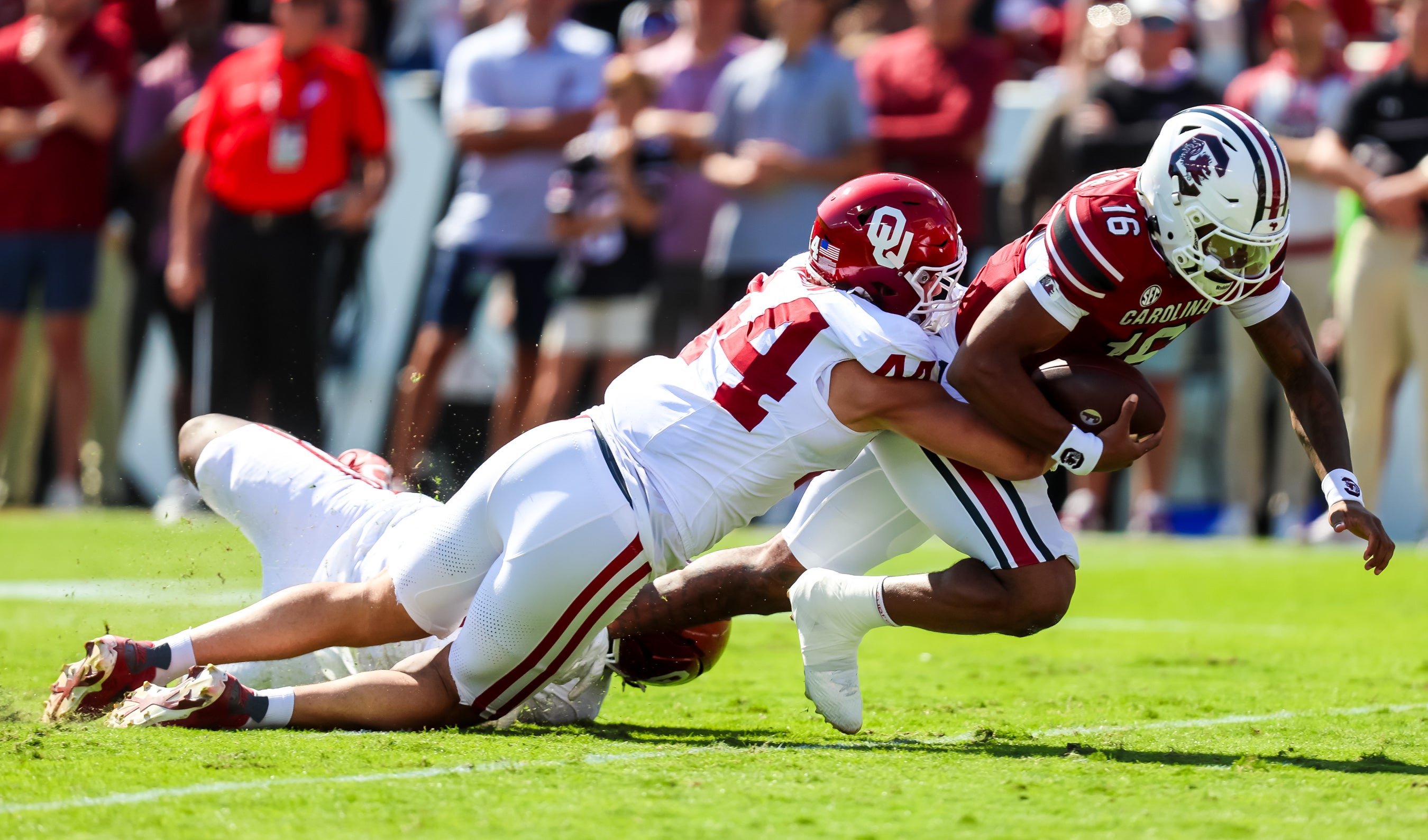 Oklahoma Sooners defensive end Taylor Wein