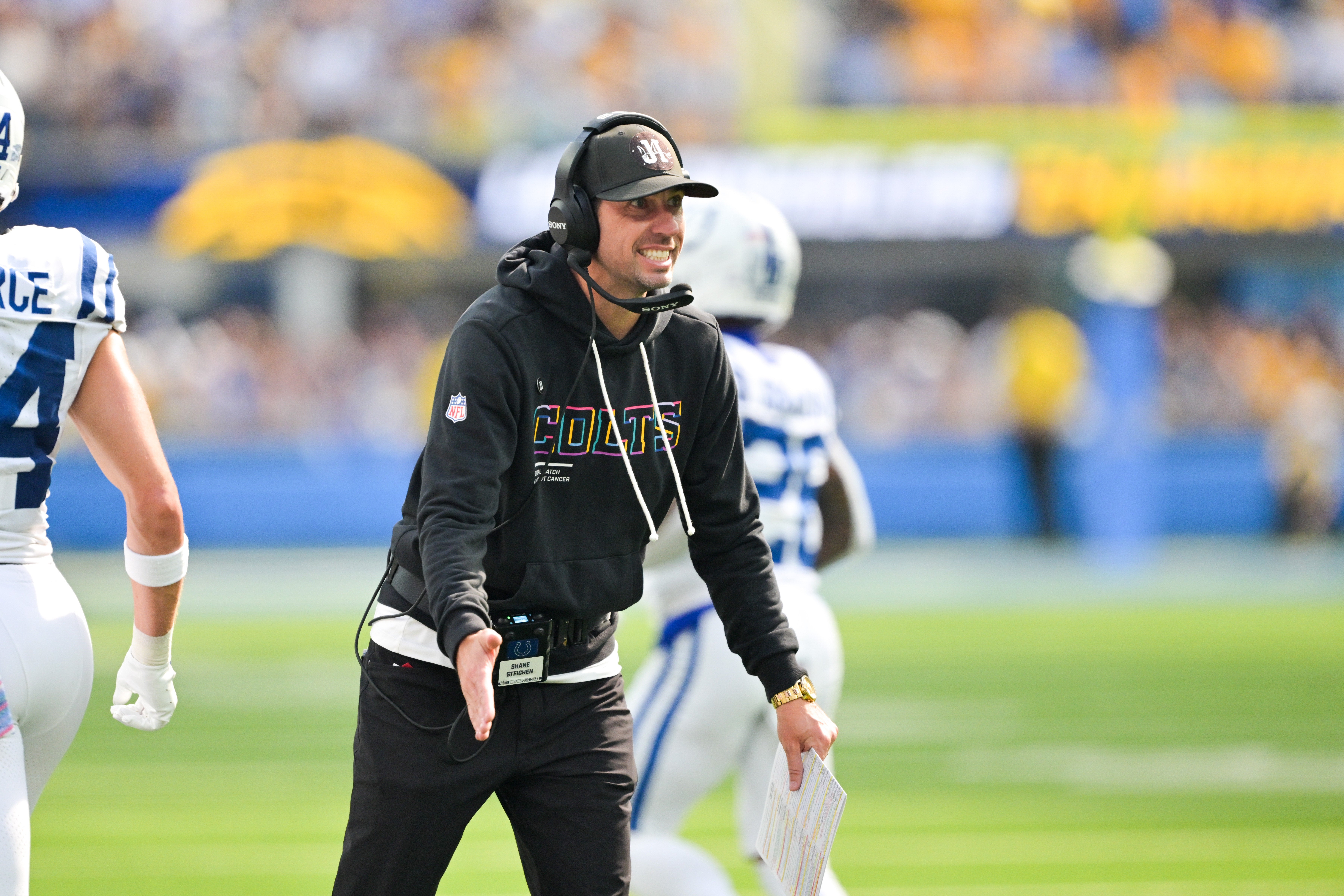 Colts head coach Shane Steichen