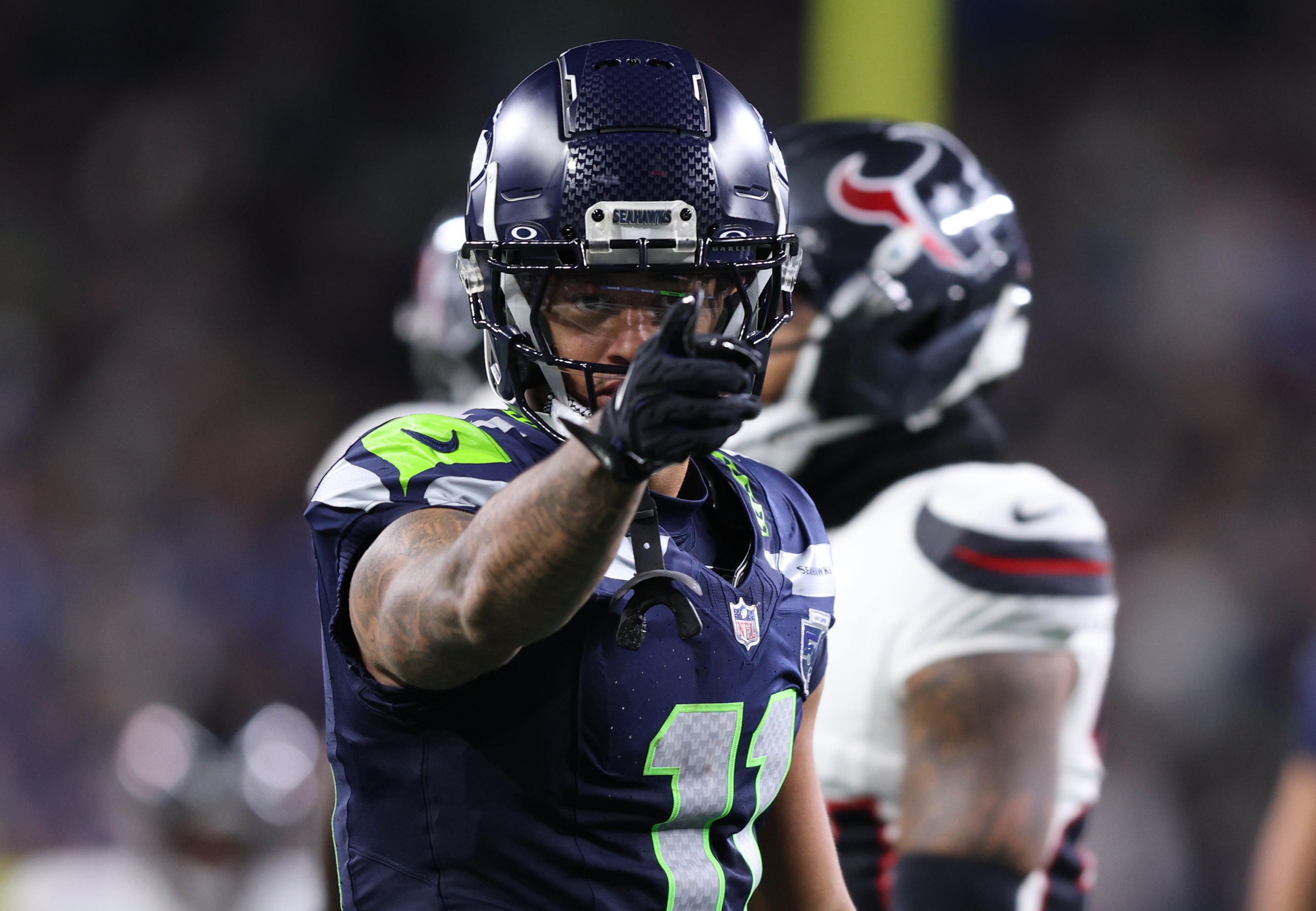 Seattle Seahawks wide receiver Jaxon Smith-Njigba vs. the Houston Texans