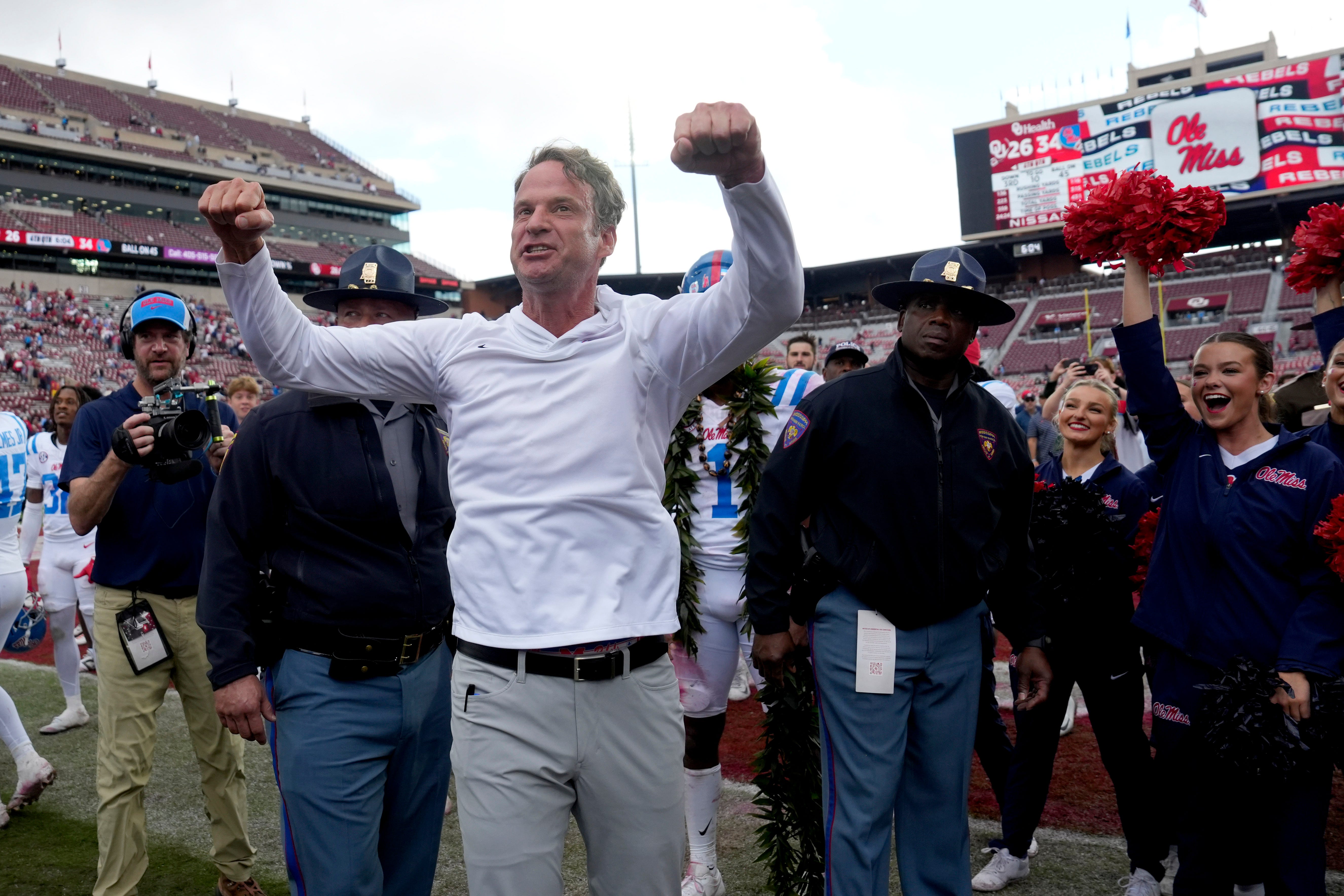 Oklahoma Sooners Ole Miss head coach Lane Kiffin