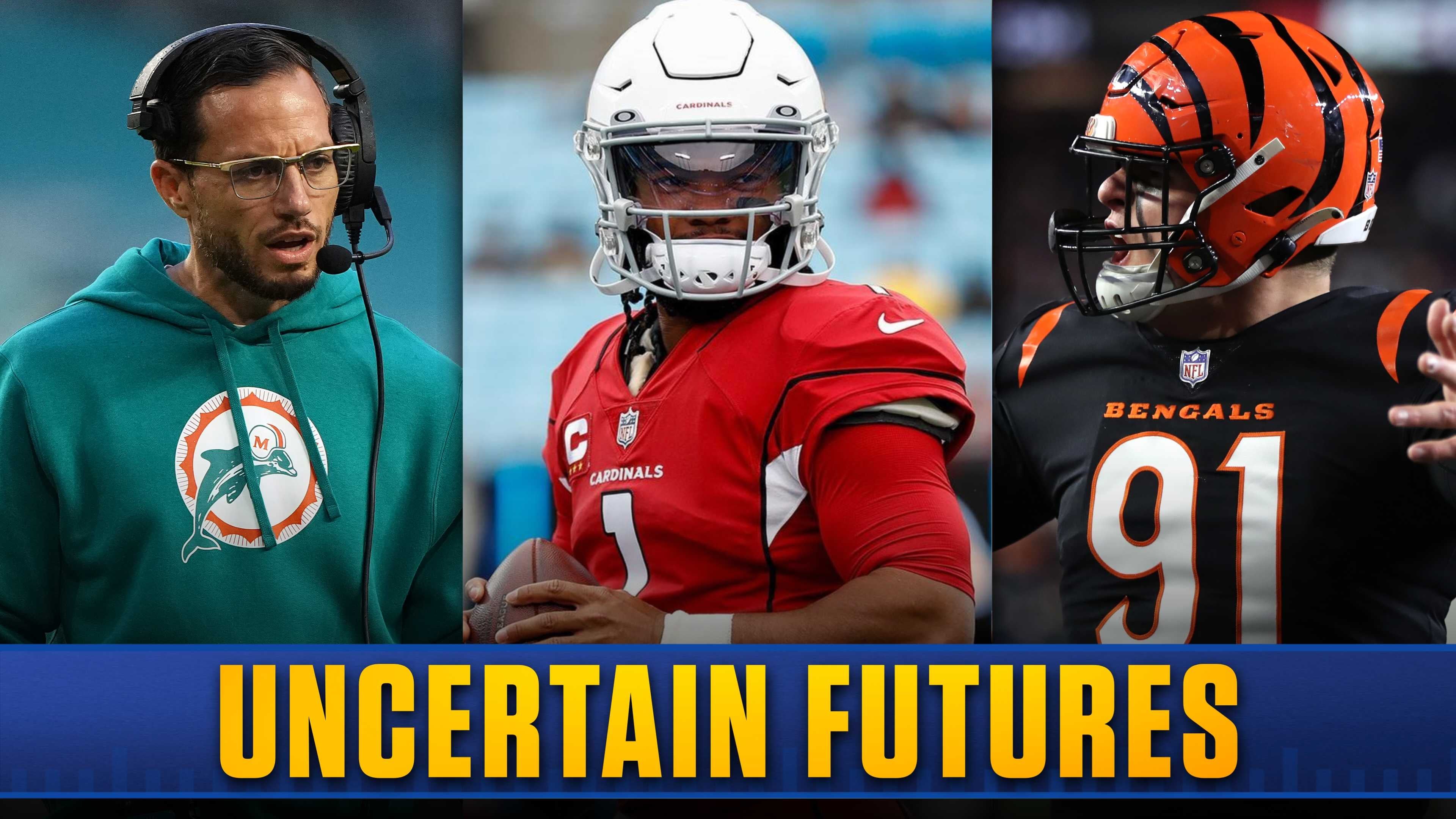 Mike McDaniel, Kyler Murray, Trey Hendrickson