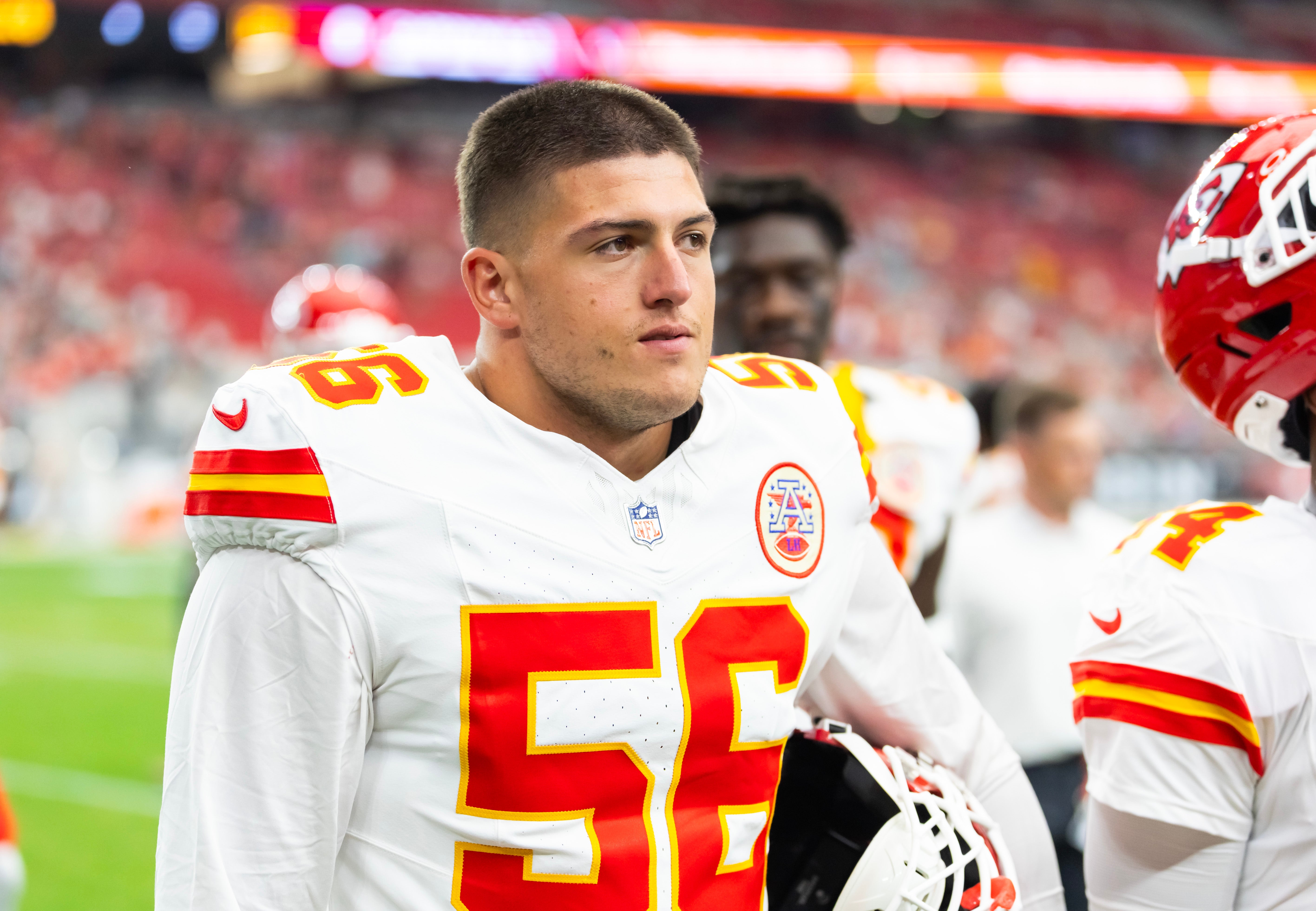 Kansas City Chiefs defensive end George Karlaftis