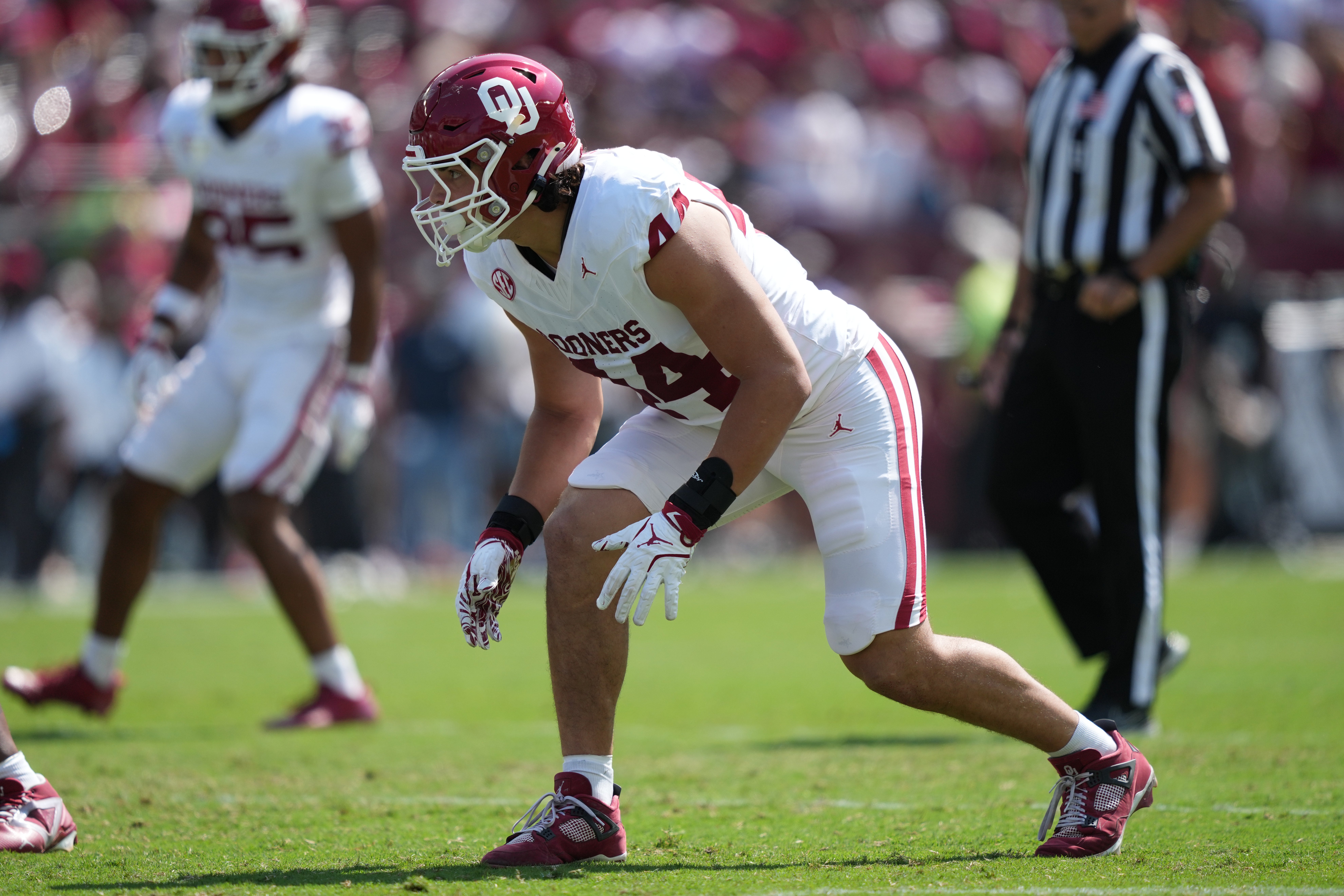 Oklahoma Sooners defensive end Taylor Wein
