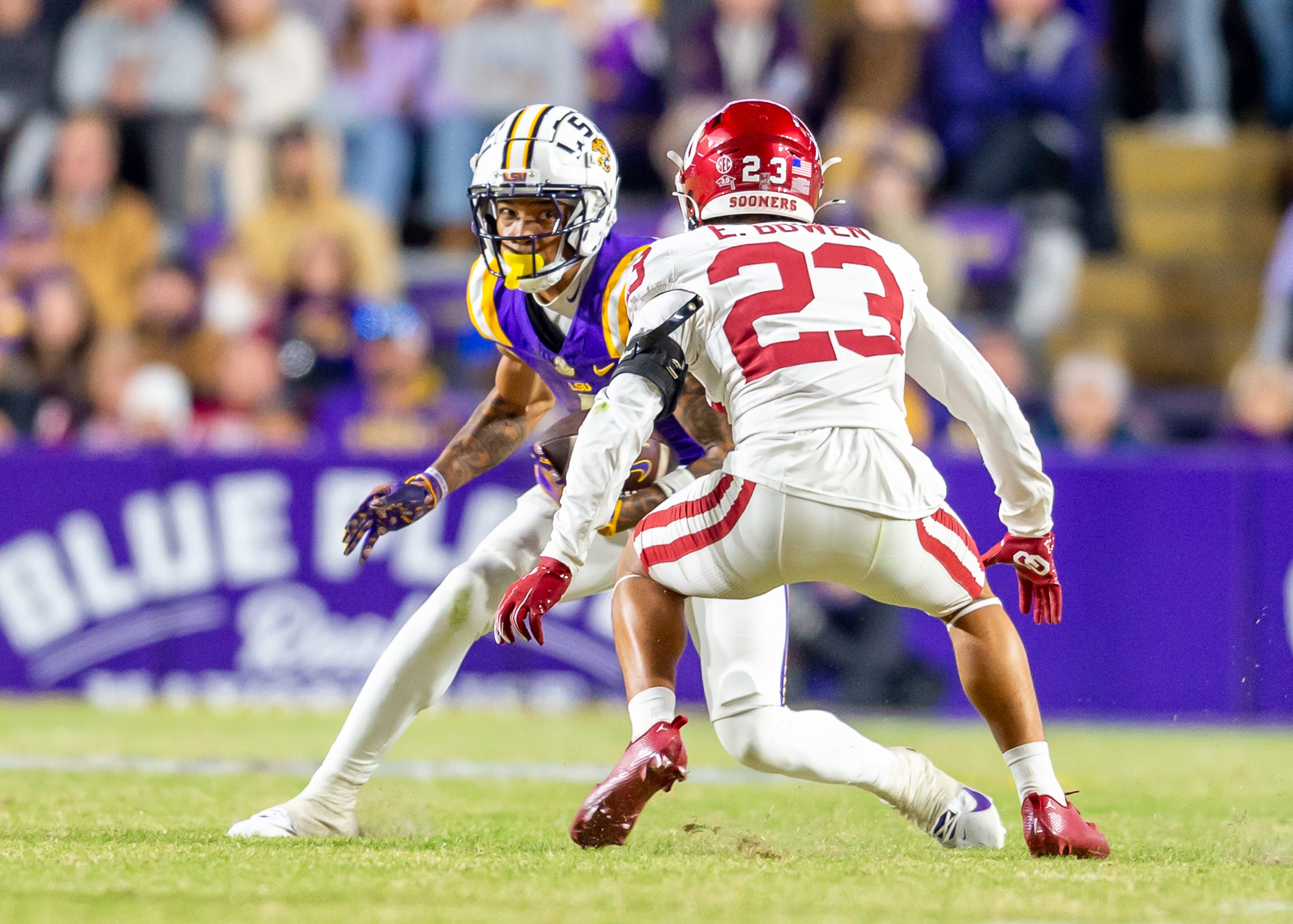 Oklahoma Sooners vs. the LSU Tigers