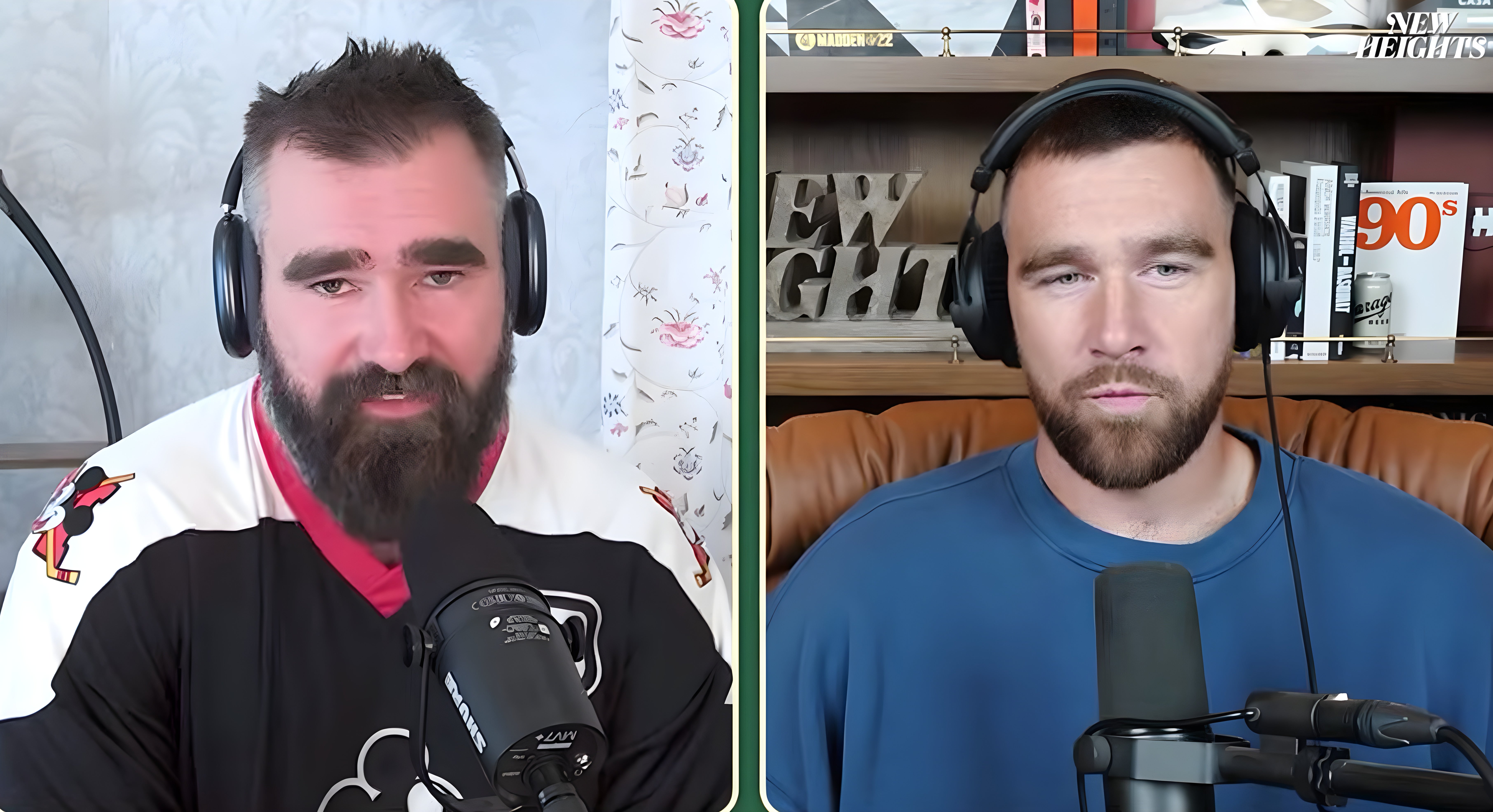 Travis Kelce Jason Kelce New Heights Show
