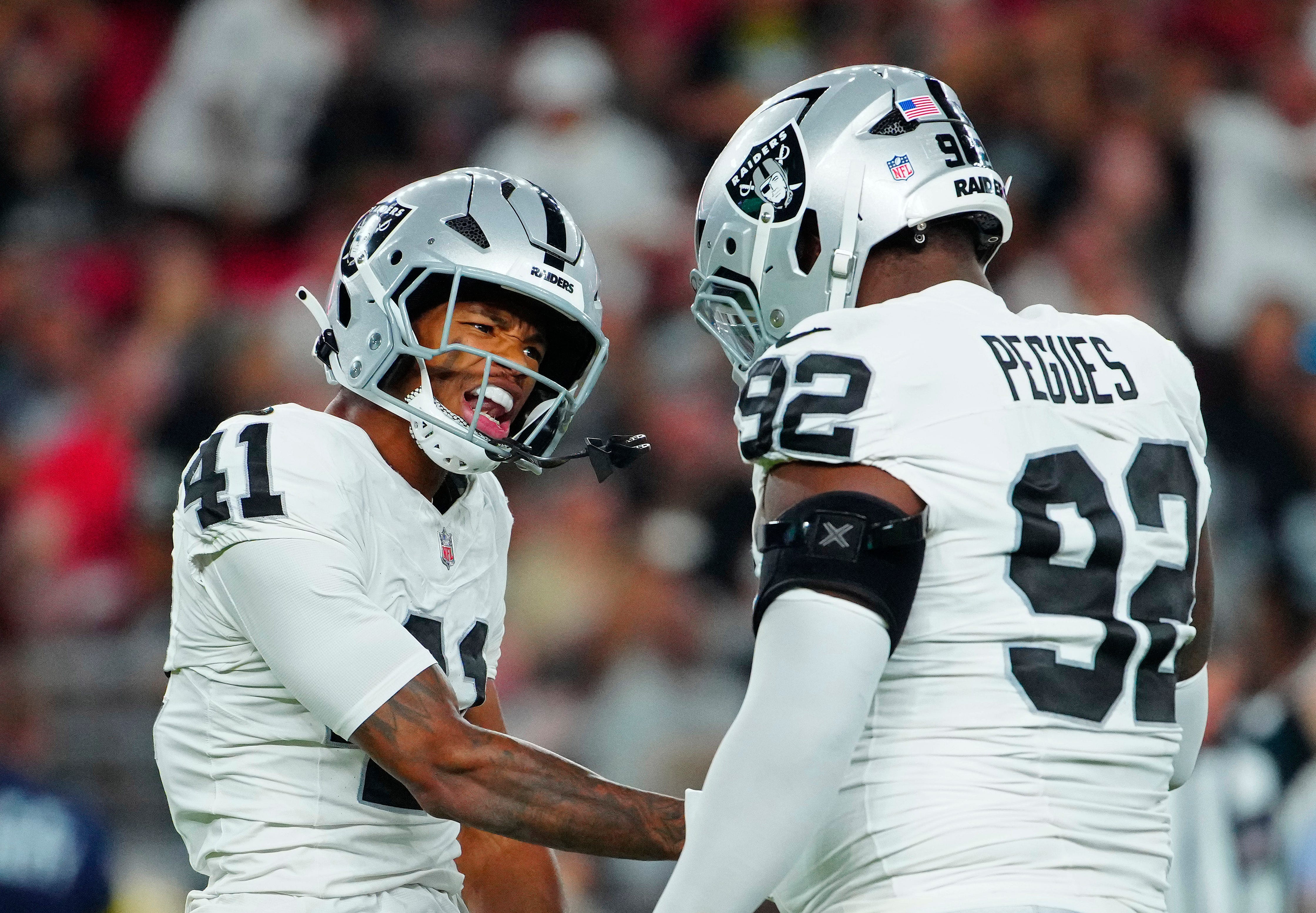 Las Vegas Raiders cornerback Greedy Vance