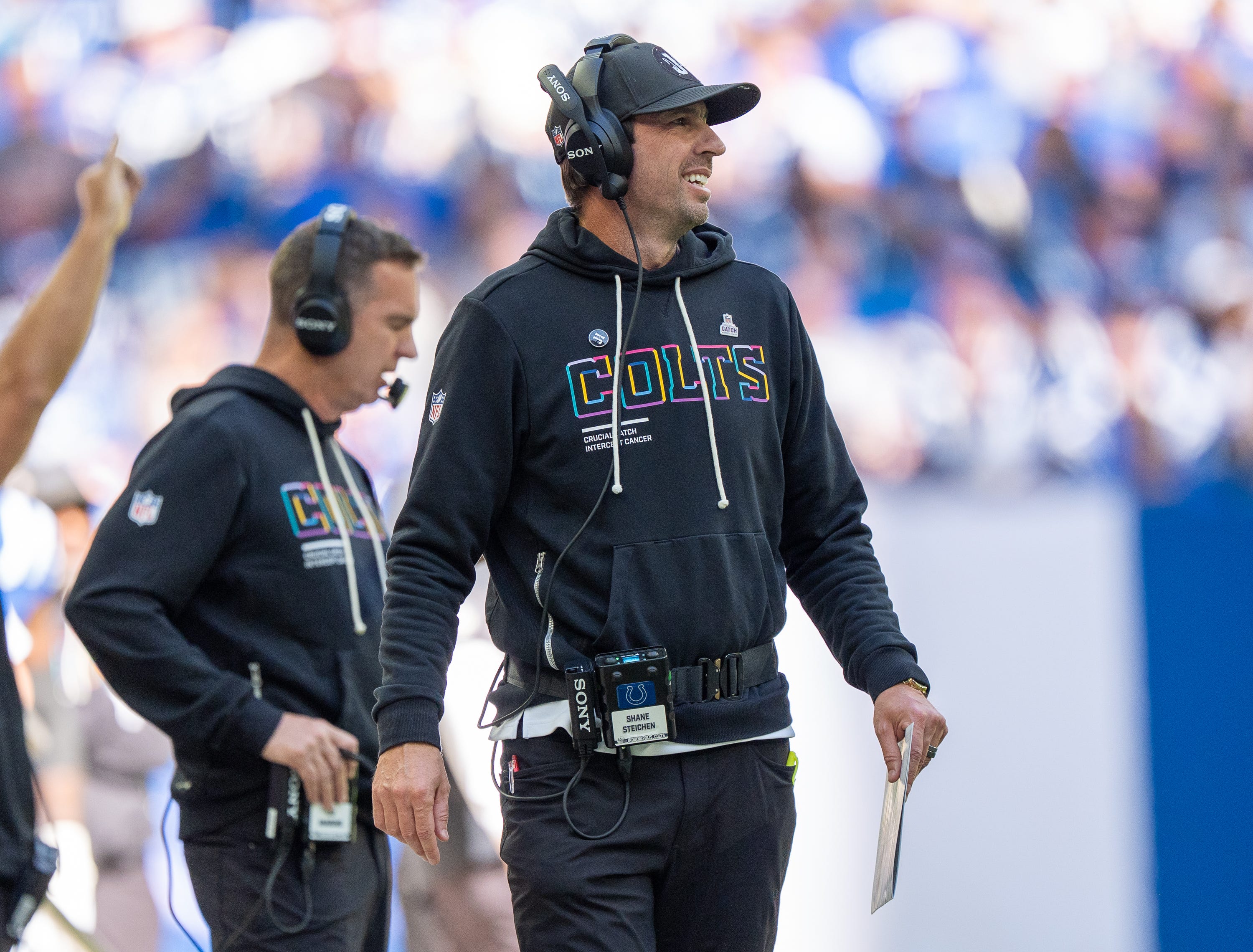 Colts head coach Shane Steichen