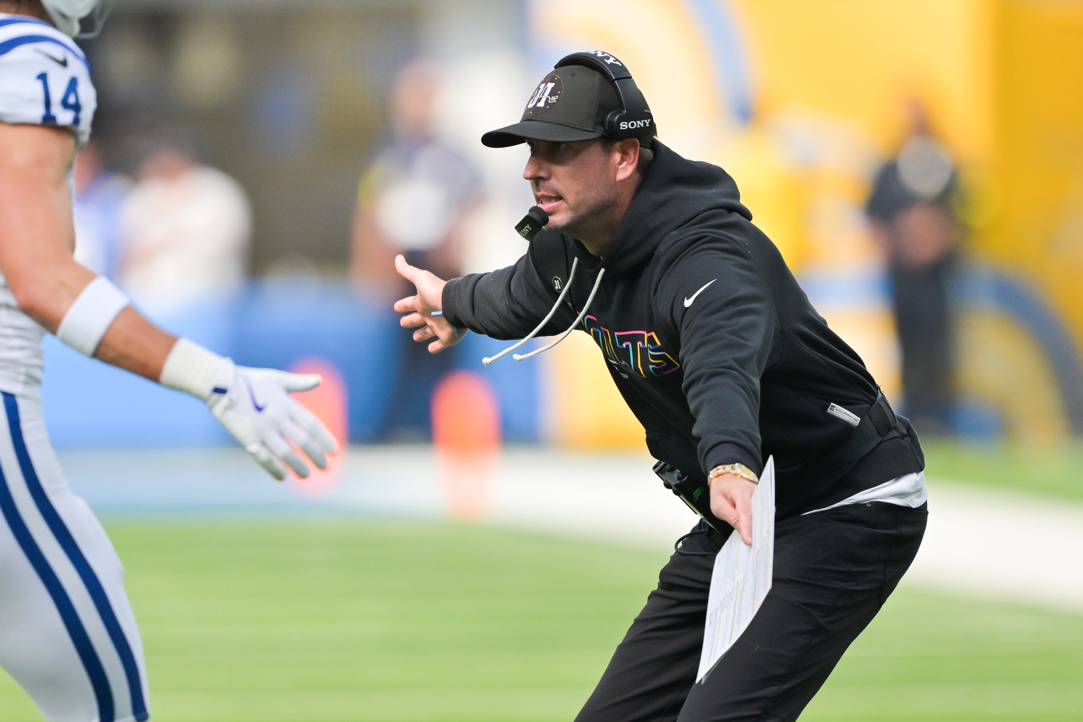 Colts head coach Shane Steichen