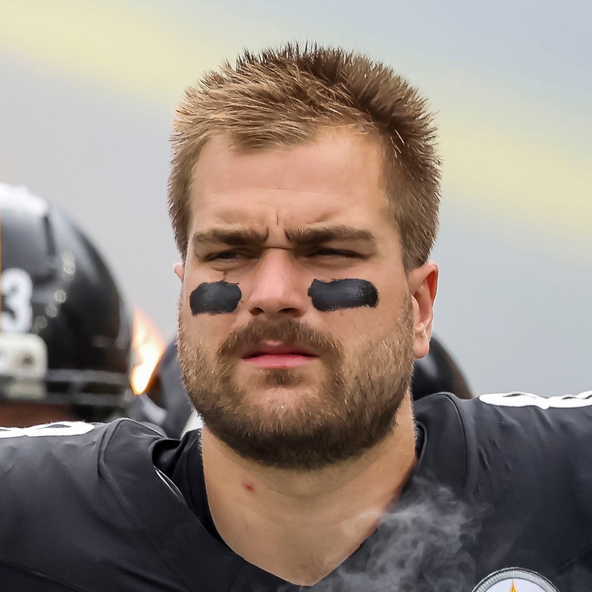 Oct 12, 2025; Pittsburgh, Pennsylvania, USA;Pittsburgh Steelers tight end Pat Freiermuth (88) enters the field at Acrisure Stadium. Mandatory Credit: Charles LeClaire-Imagn Images