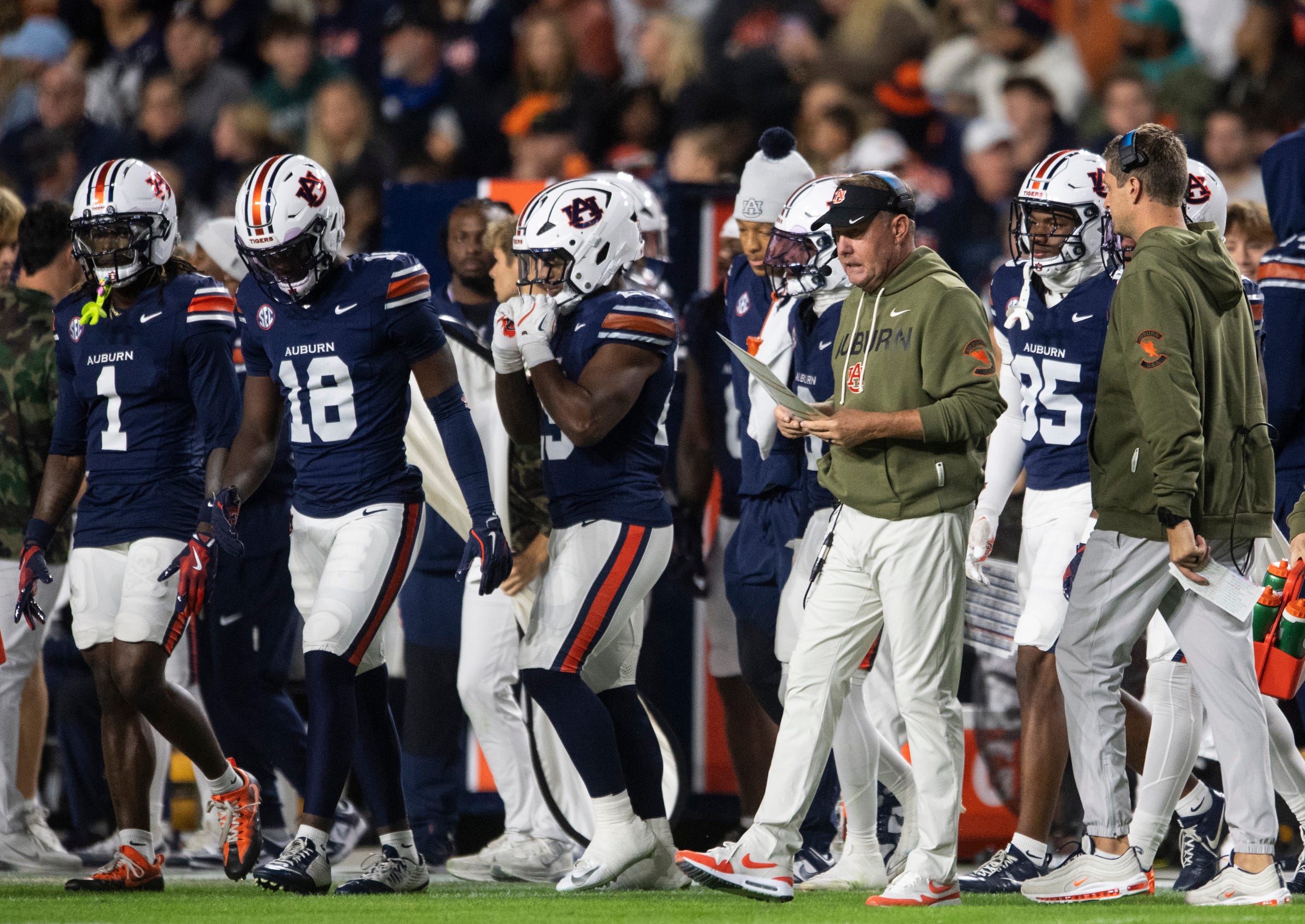 Auburn Tigers head coach Hugh Freeze