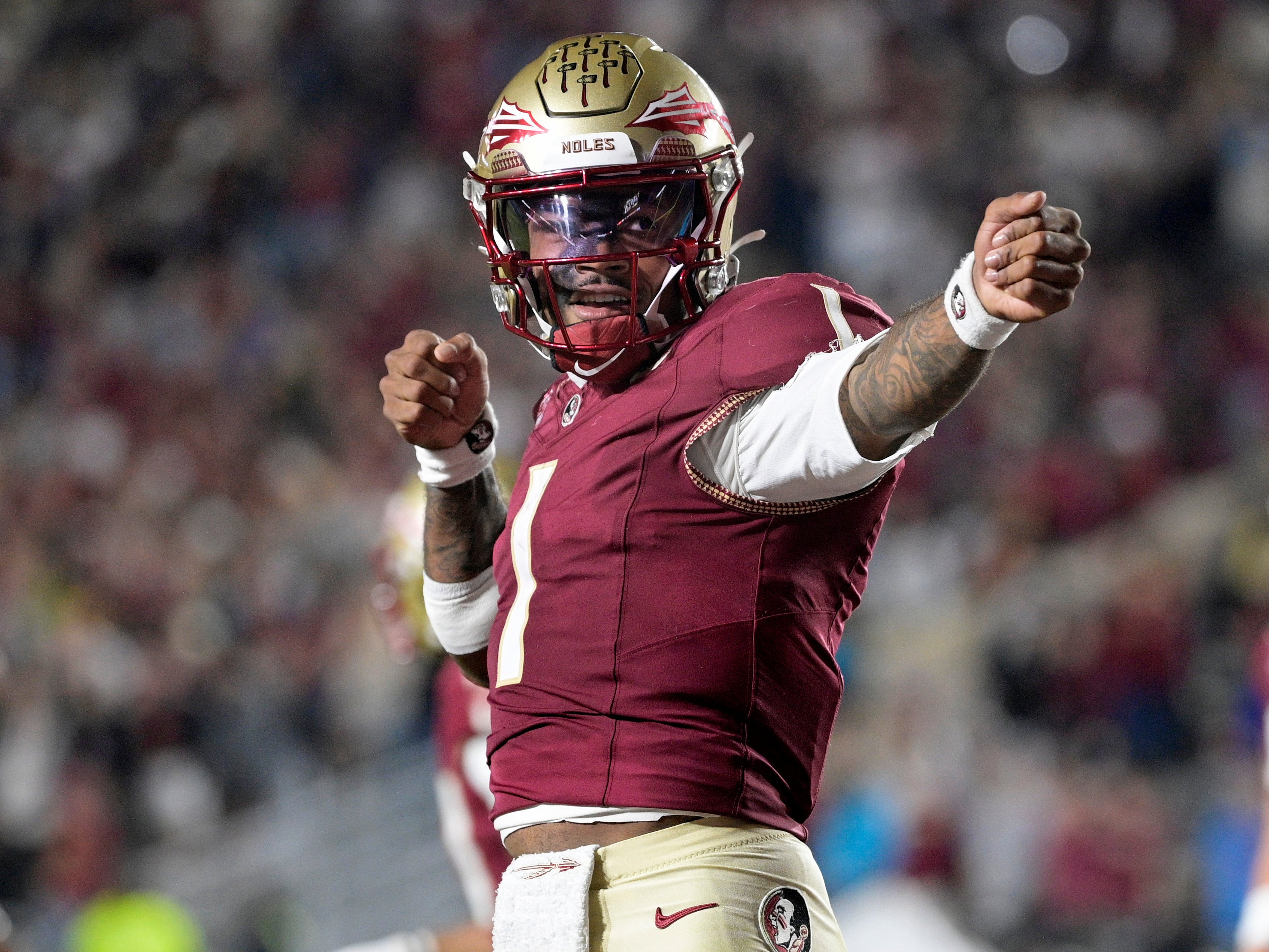 Florida State Seminoles quarterback Tommy Castellanos