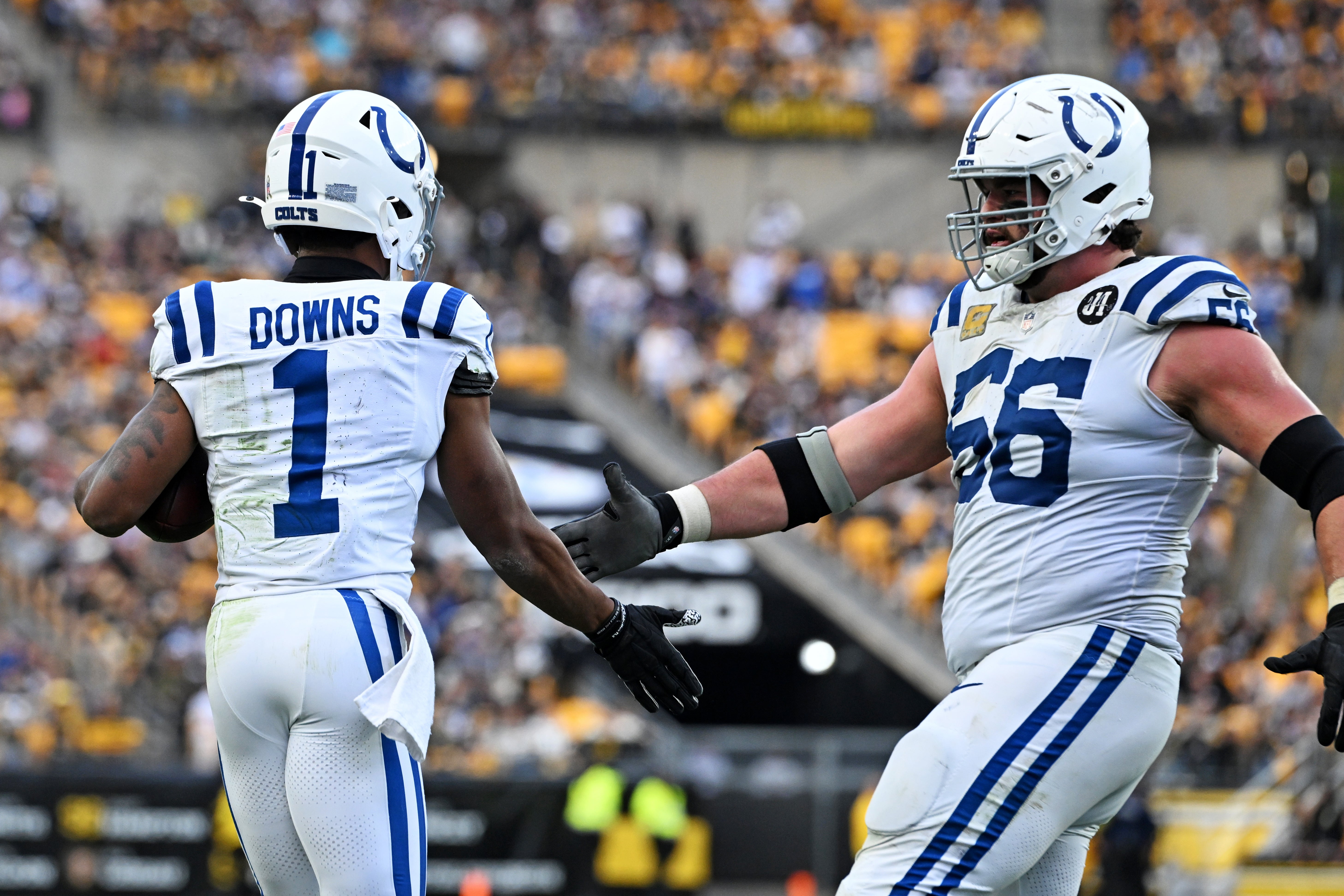 Colts WR Josh Downs and LG Quenton Nelson