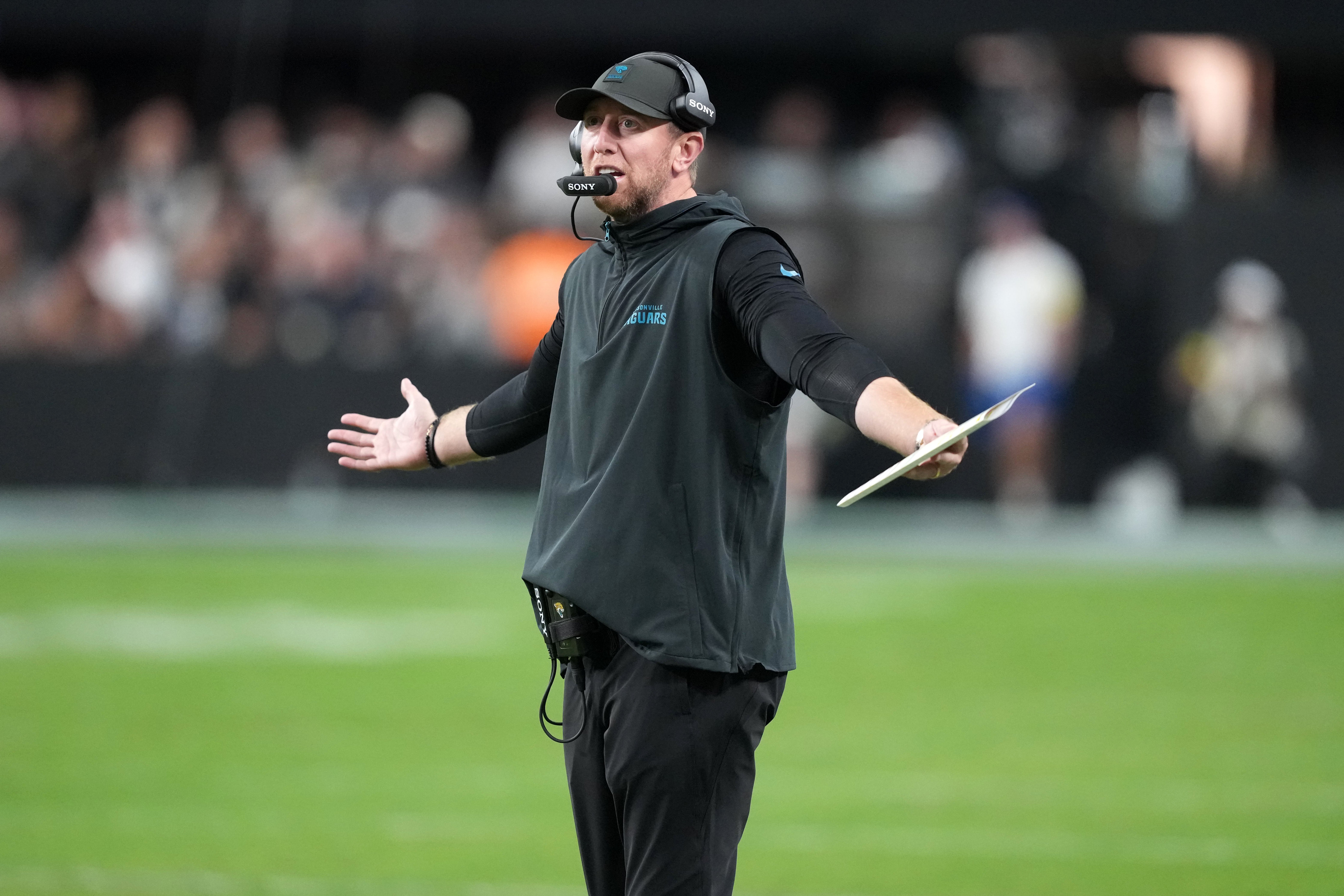 Jacksonville Jaguars head coach Liam Coen