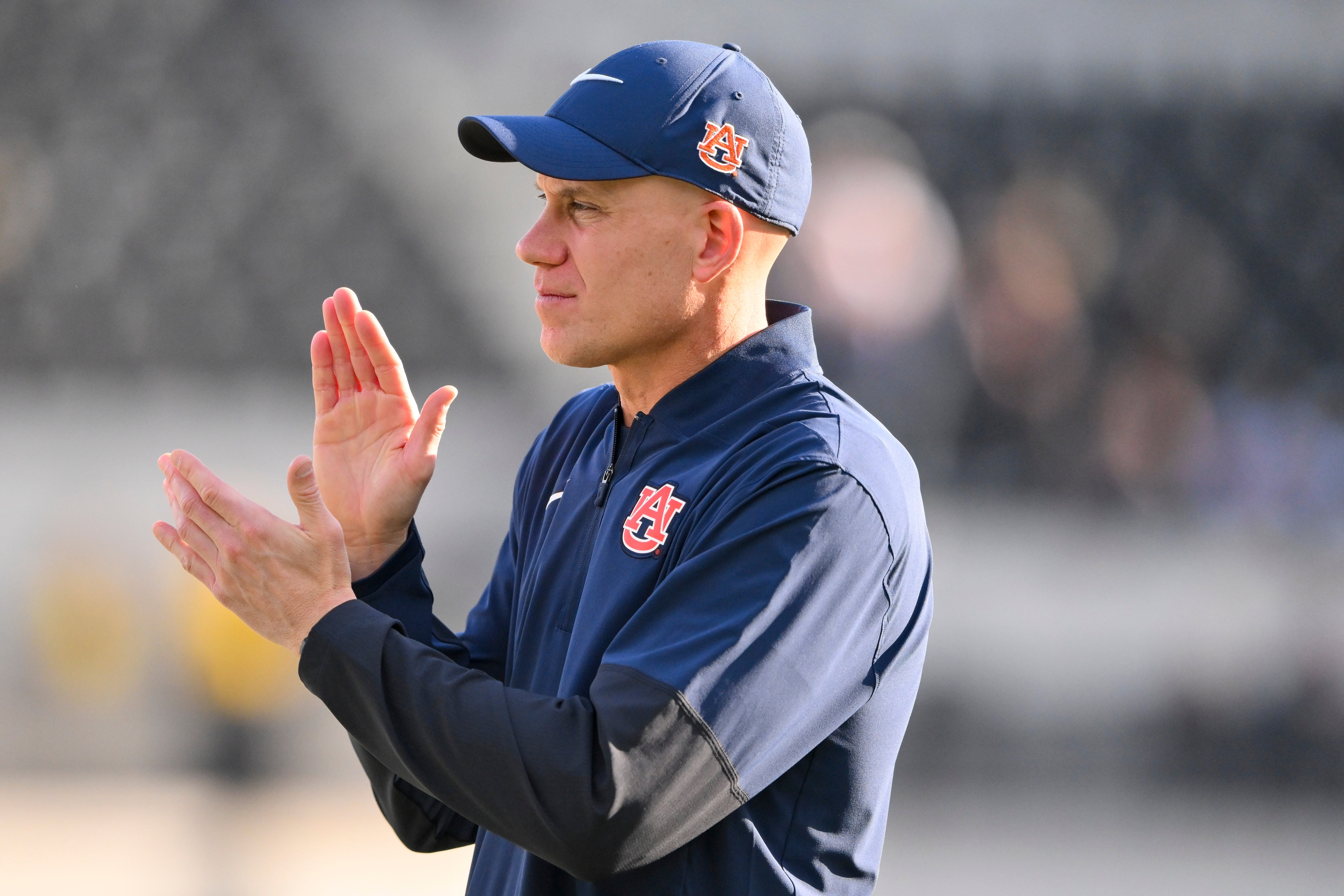 Auburn Tigers interim head coach DJ Durkin