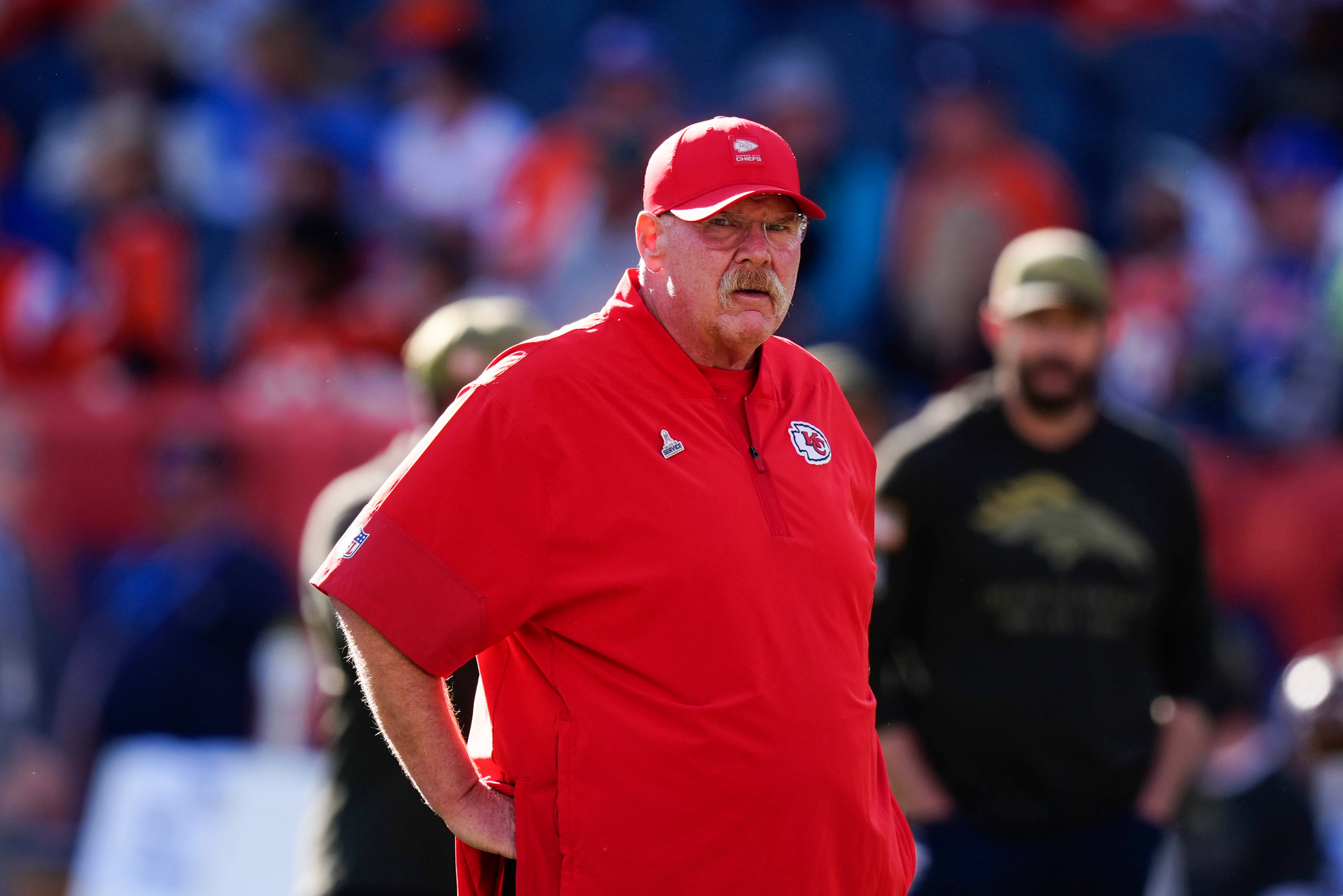Kansas City Chiefs head coach Andy Reid vs. the Dallas Cowboys